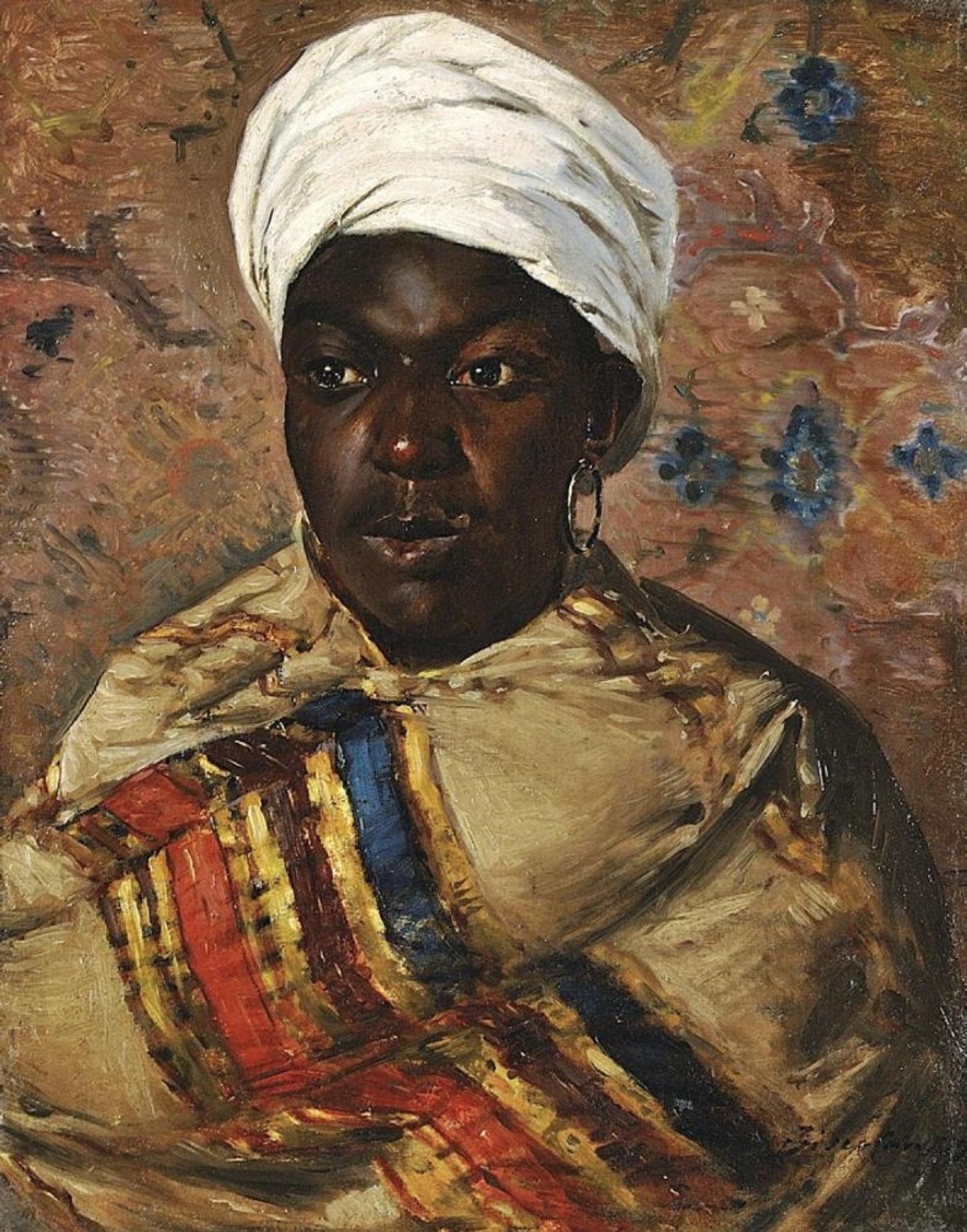 Portrait of a North African Lady by Cesare Biseo