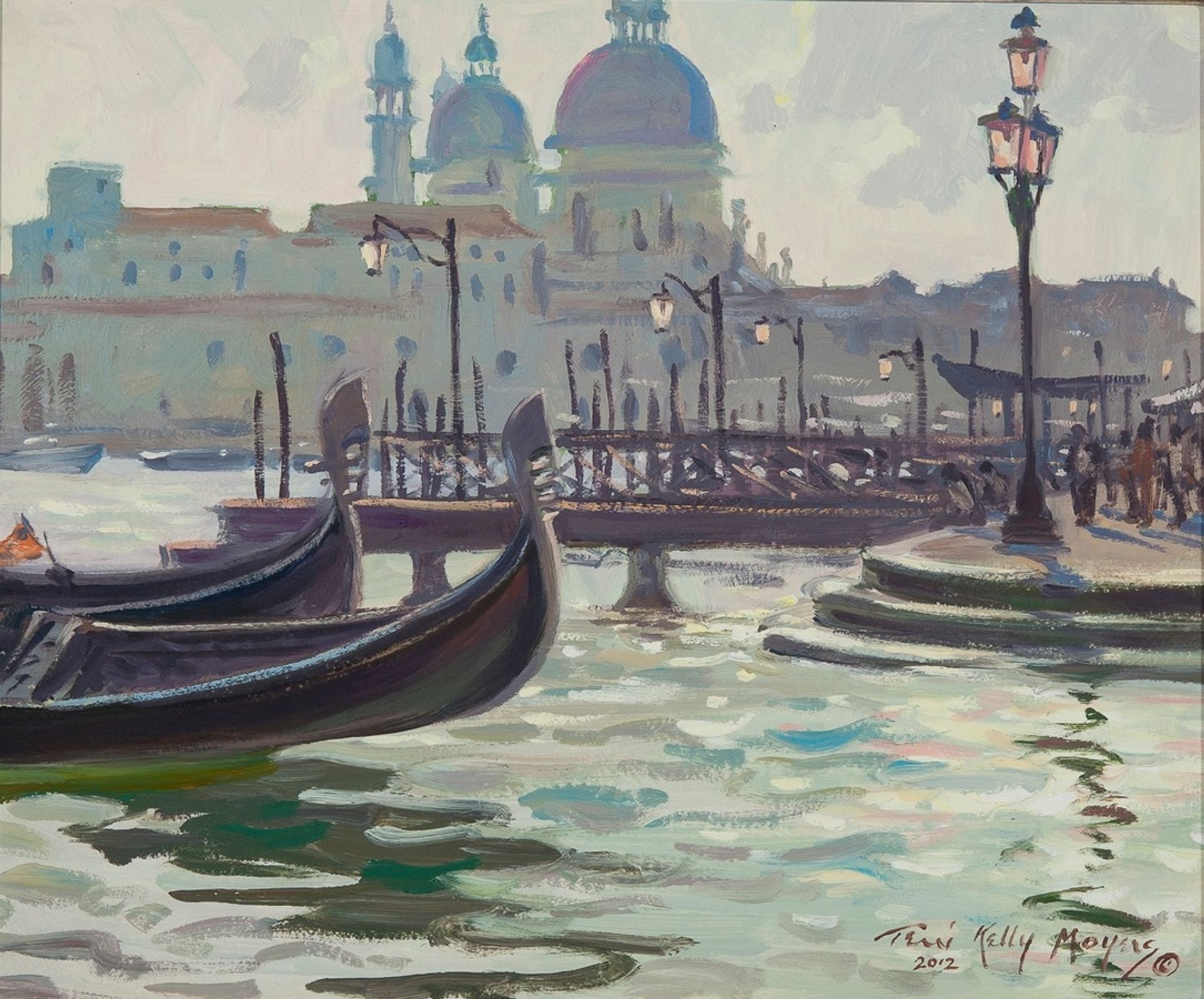 Pink Lanterns Of Venice by Terri Kelly Moyers