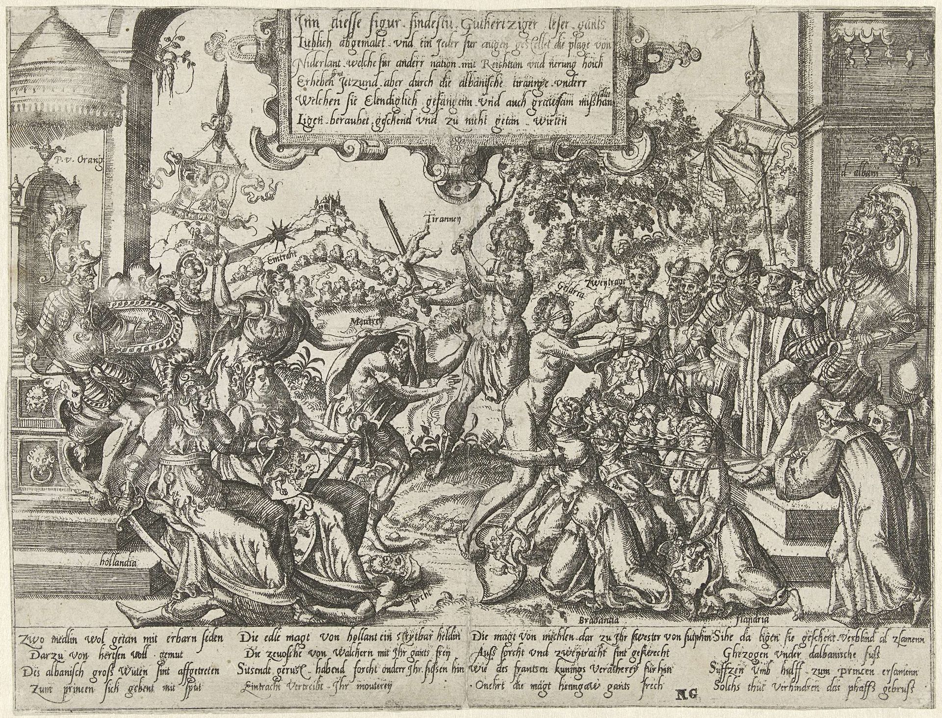 De plaag van Alva's tirannie in de Nederlanden, ca. 1572 by Anonymous
