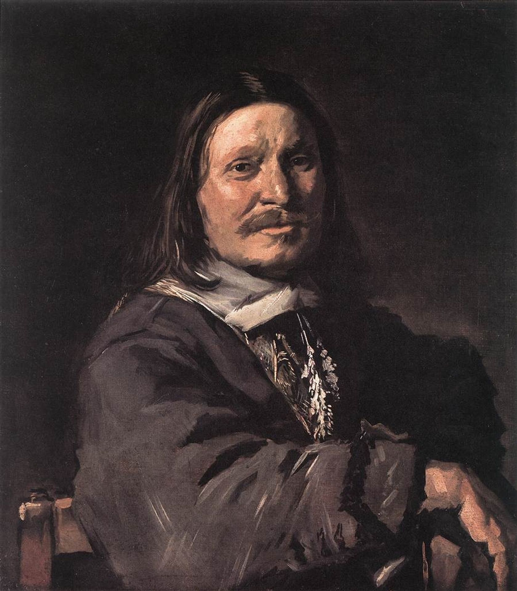 Portrait of a Seated Man by Frans Hals