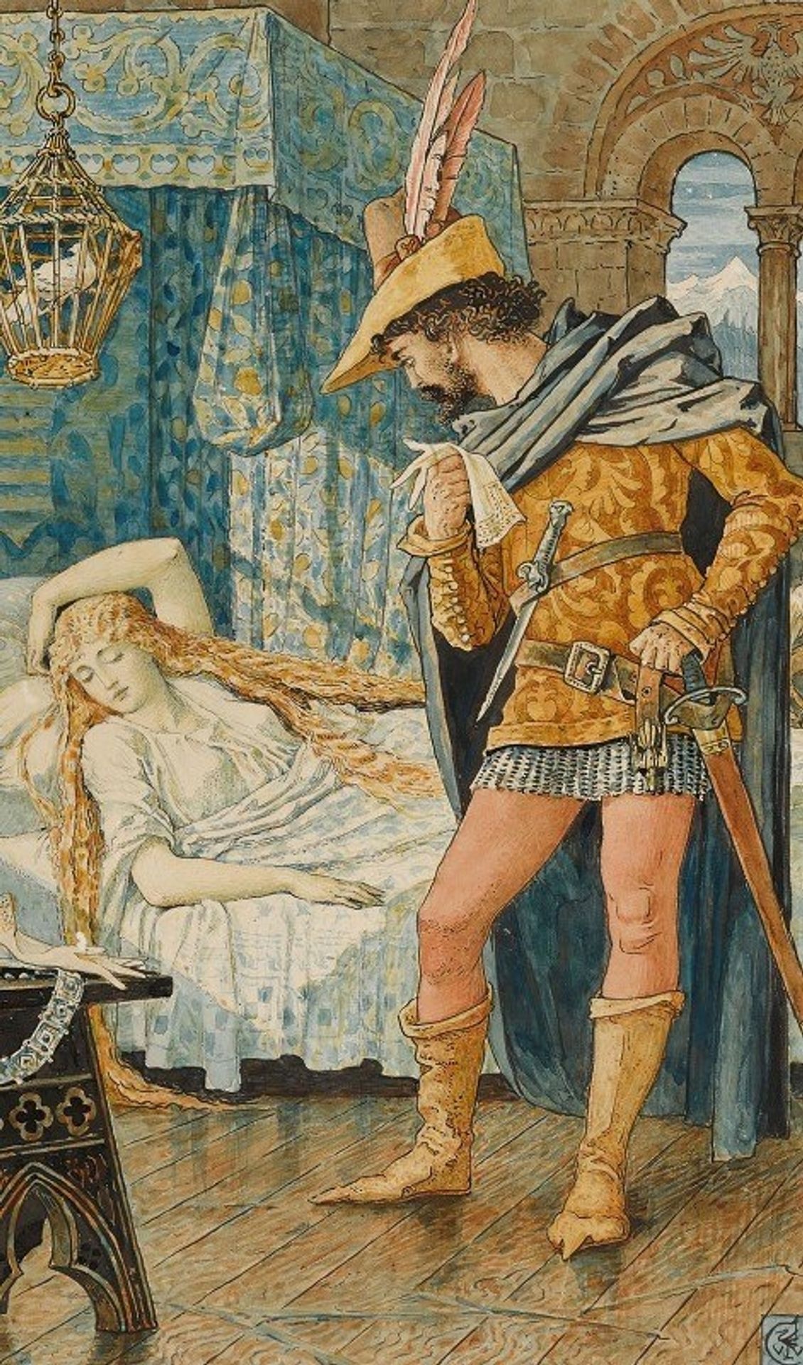 The Sleeping Beauty by Walter Crane