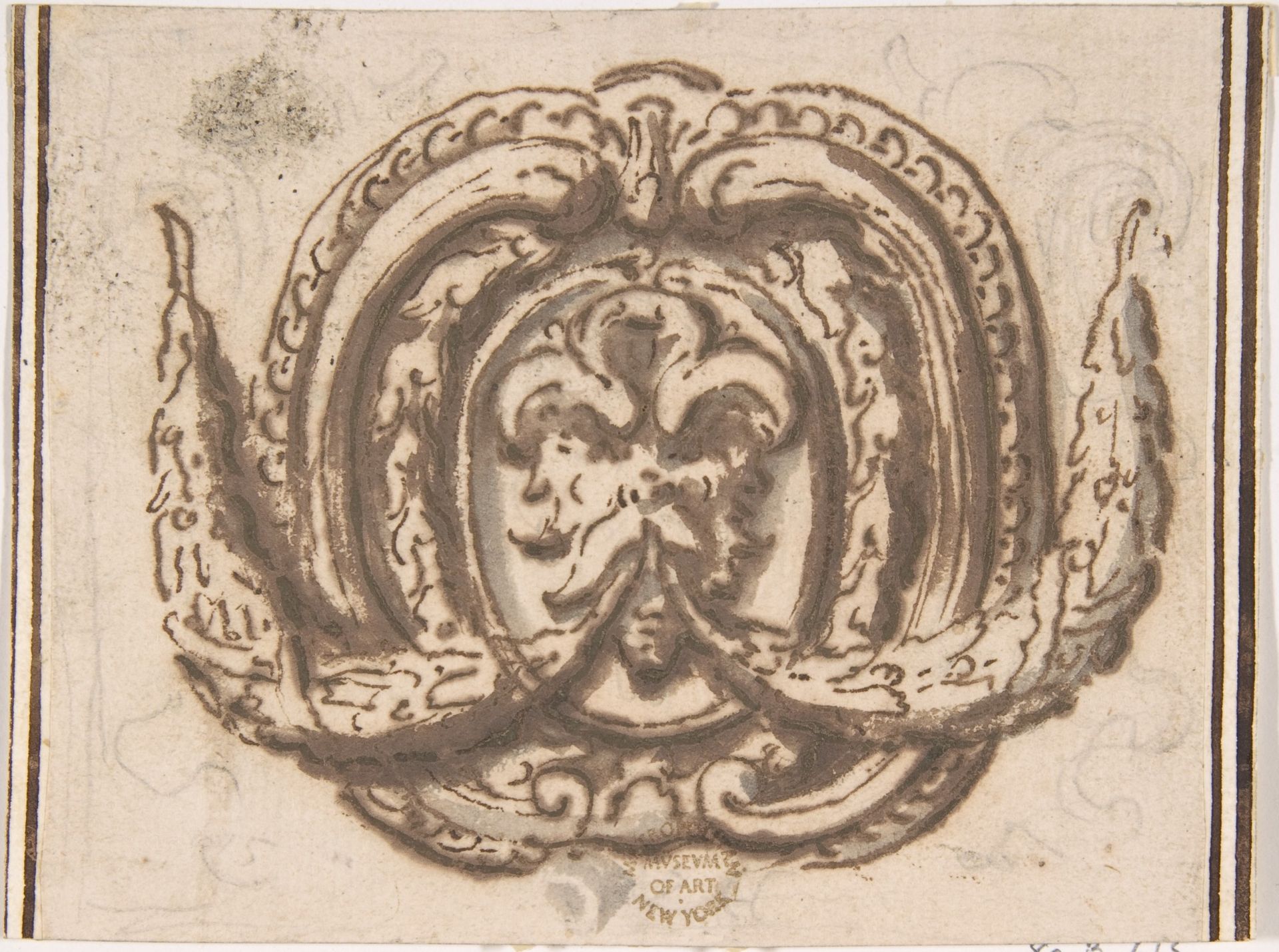 Ornament for Cartouche by Anonymous