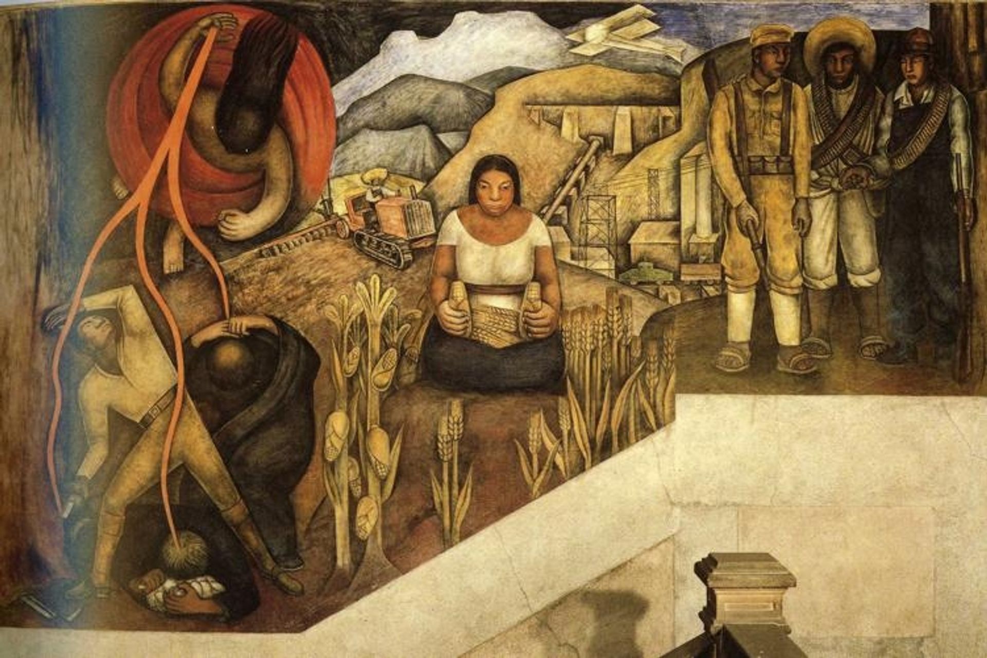 The Mechanization ofThe Country by Diego Rivera