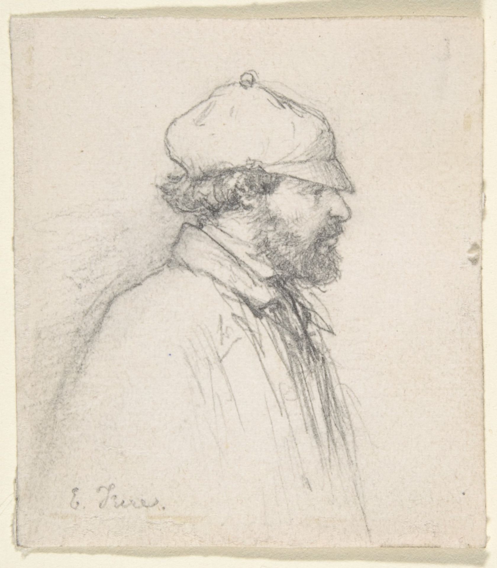 Portrait of E. Triere by Anonymous