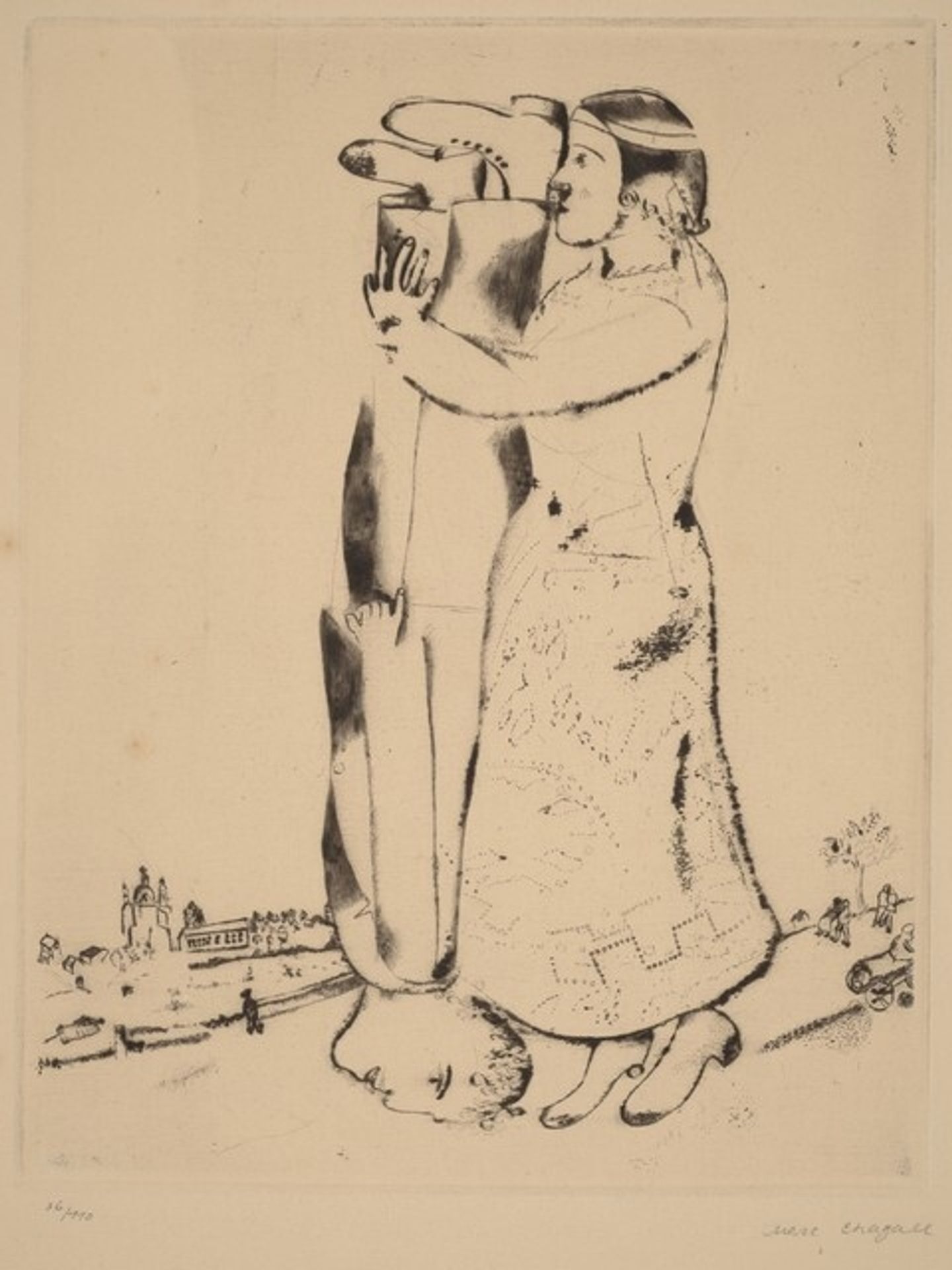 The Lovers by Marc Chagall