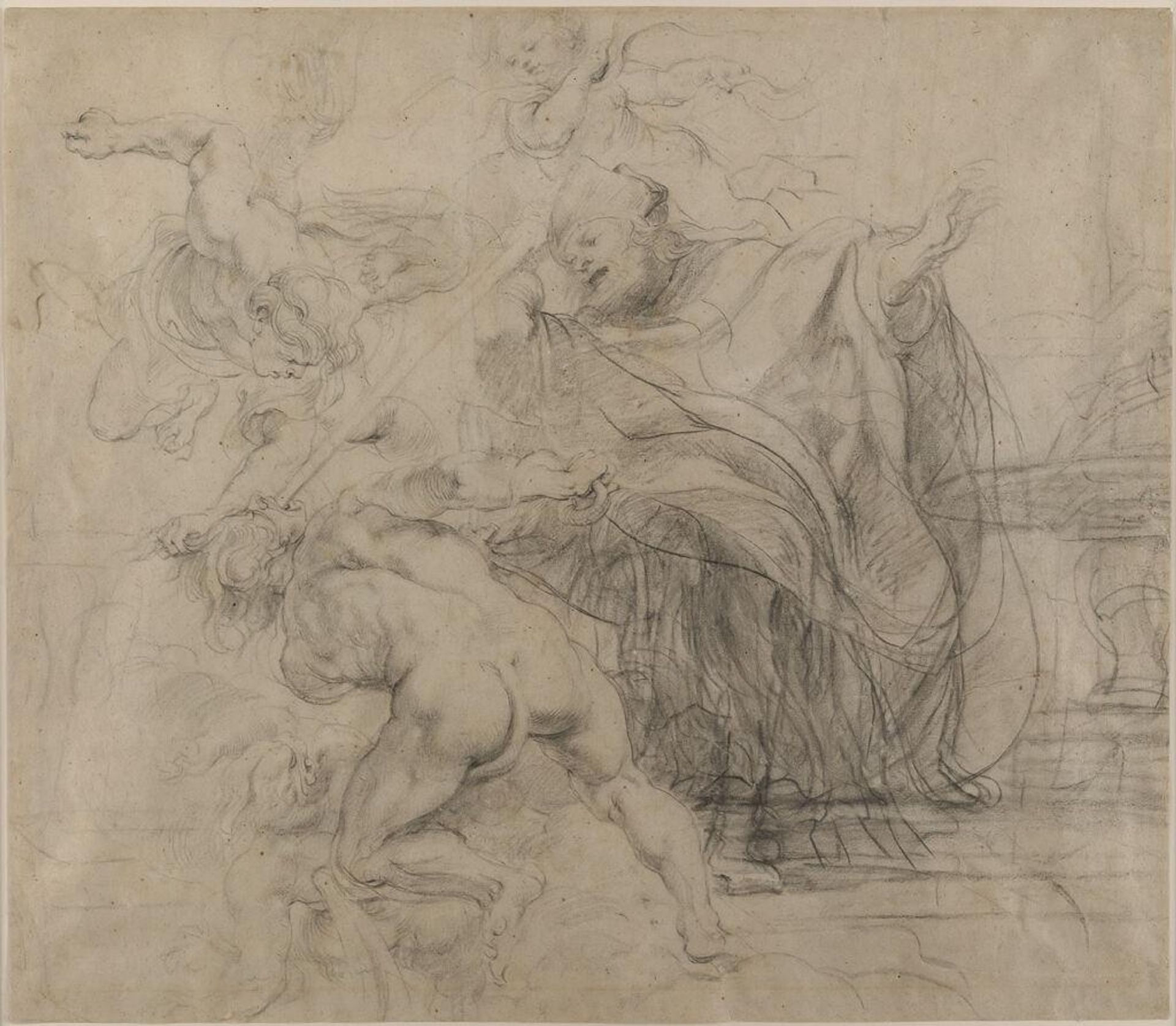 Saint Gregory of Nazianzus Subduing Heresy by Peter Paul Rubens