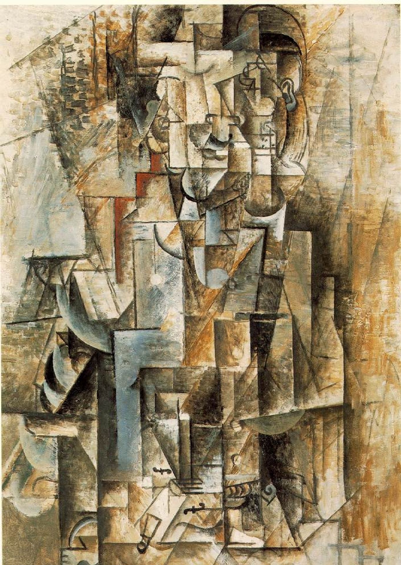 Man with guitar by Pablo Picasso
