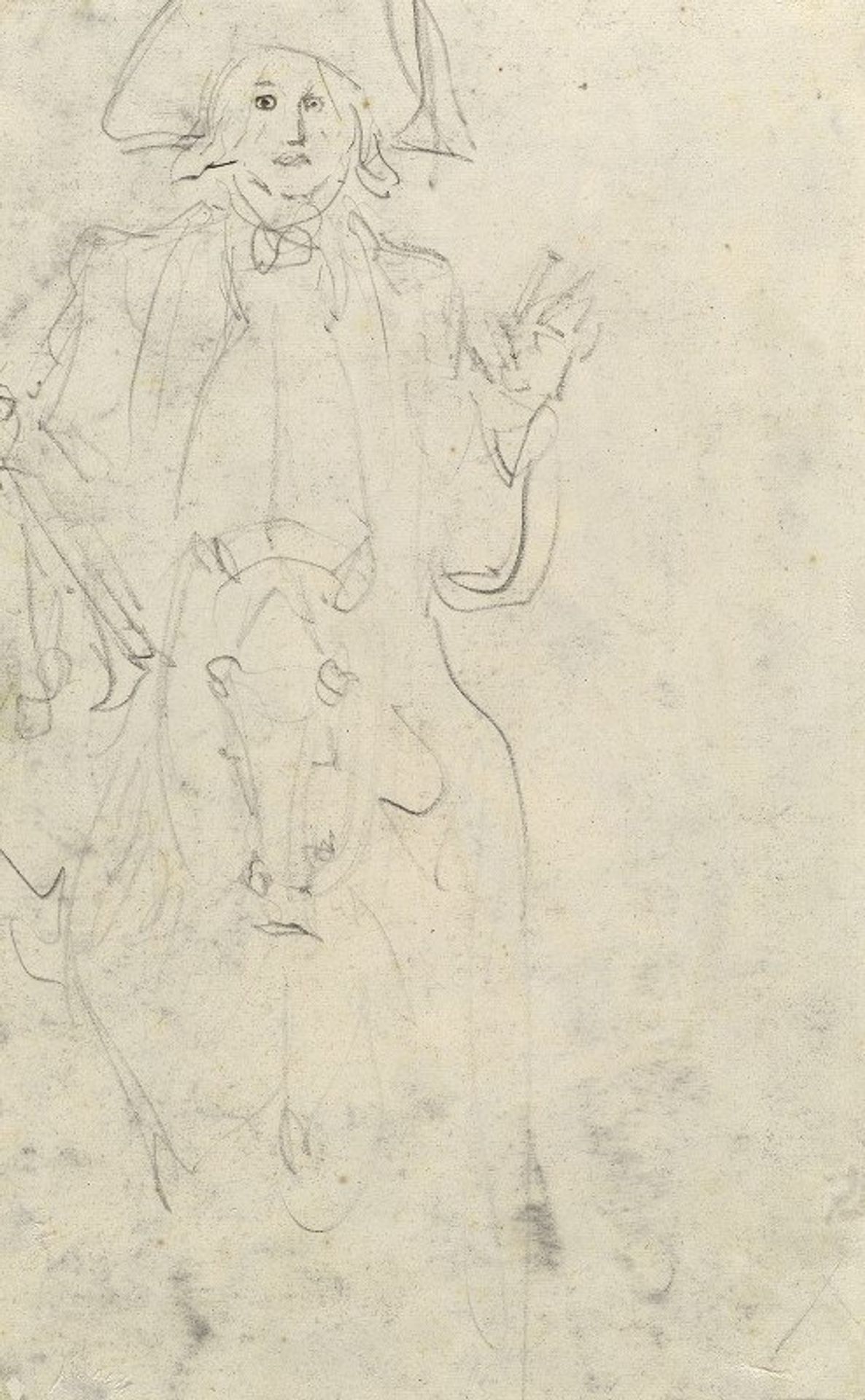 Man on a Horse by Jean-Honoré Fragonard