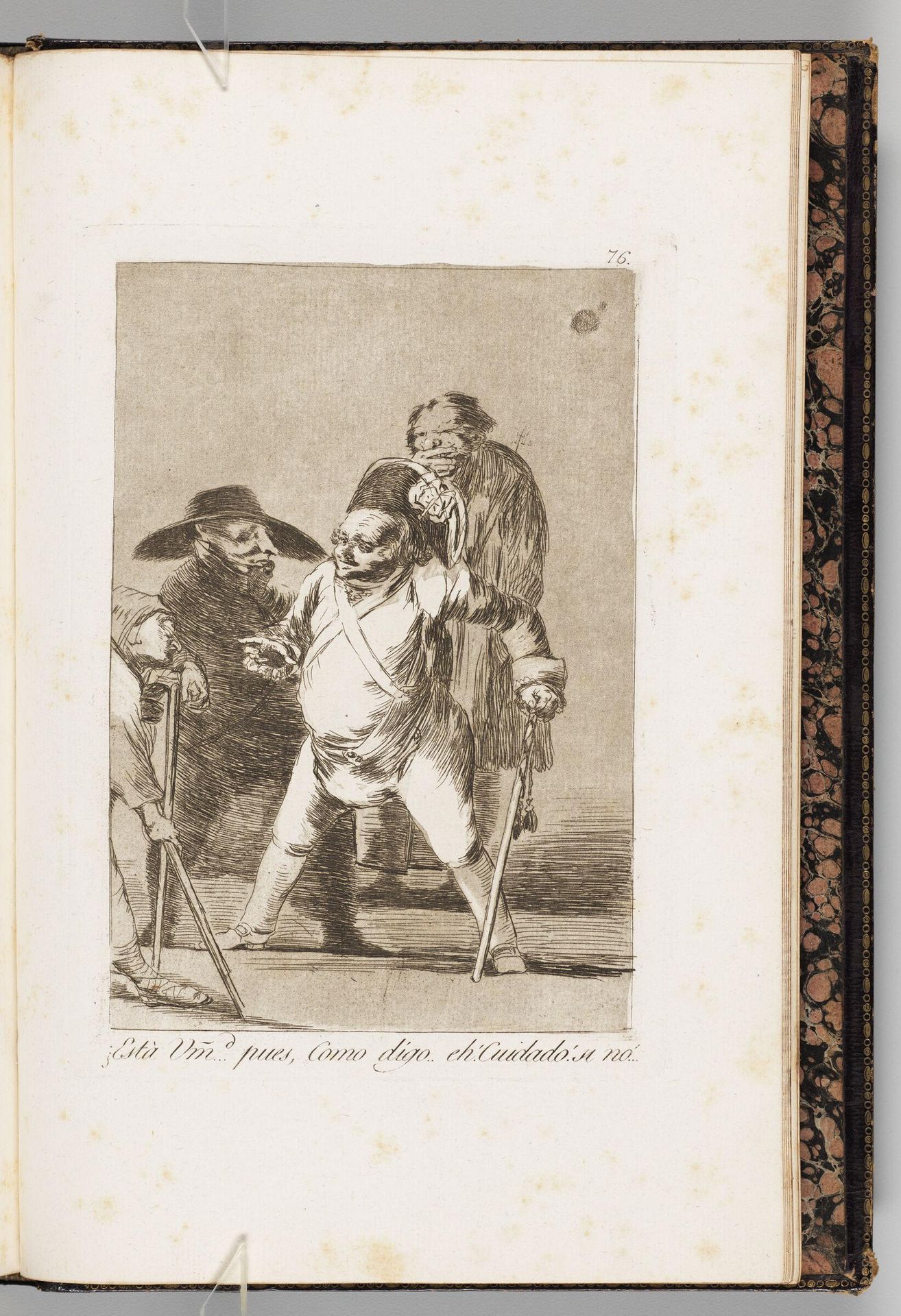 Is That You? Well, I Say...Eh, Listen? by Francisco JosÃ© de Goya y Lucientes