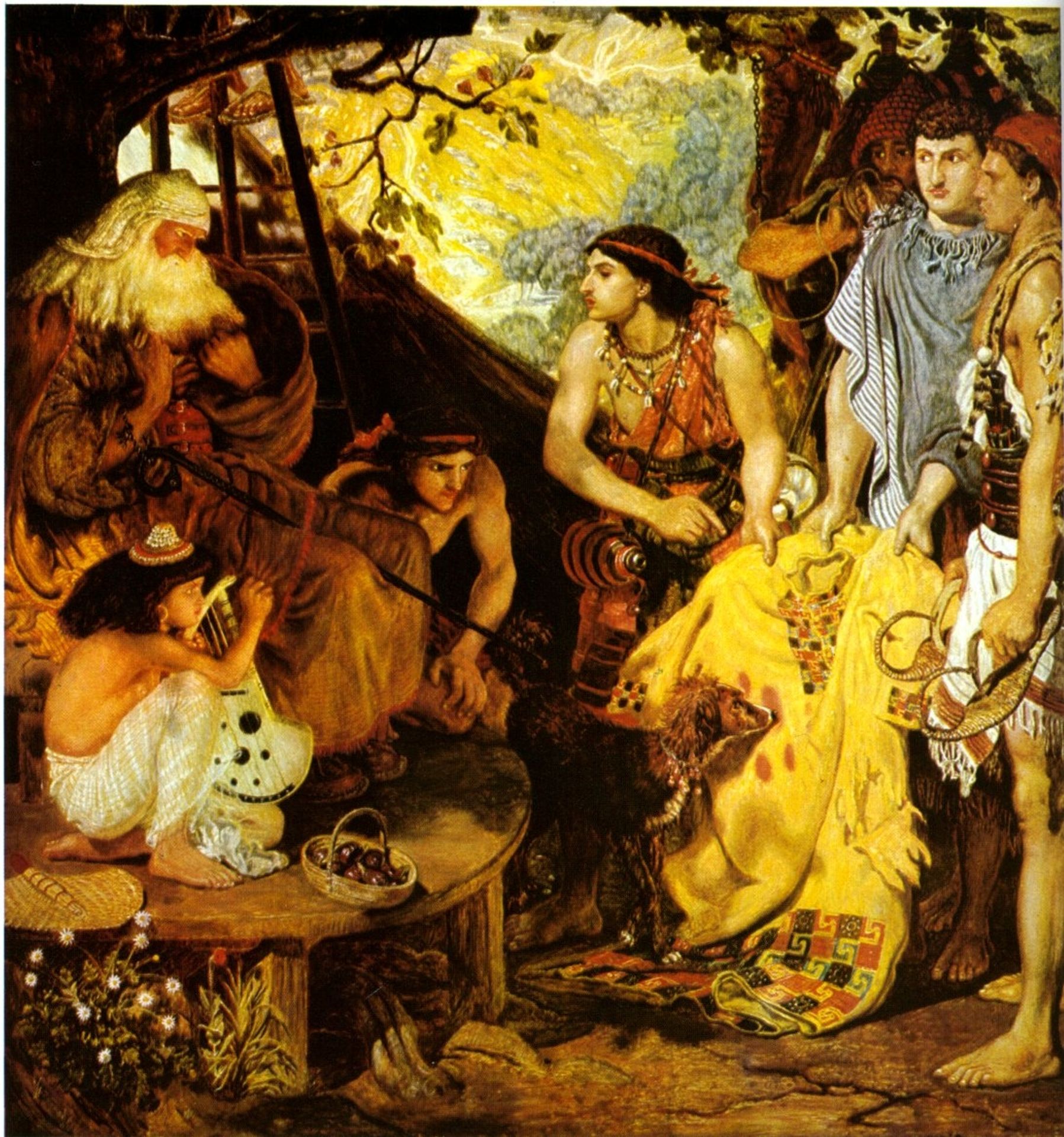 Jacob and Joseph's Coat by Ford Madox Brown