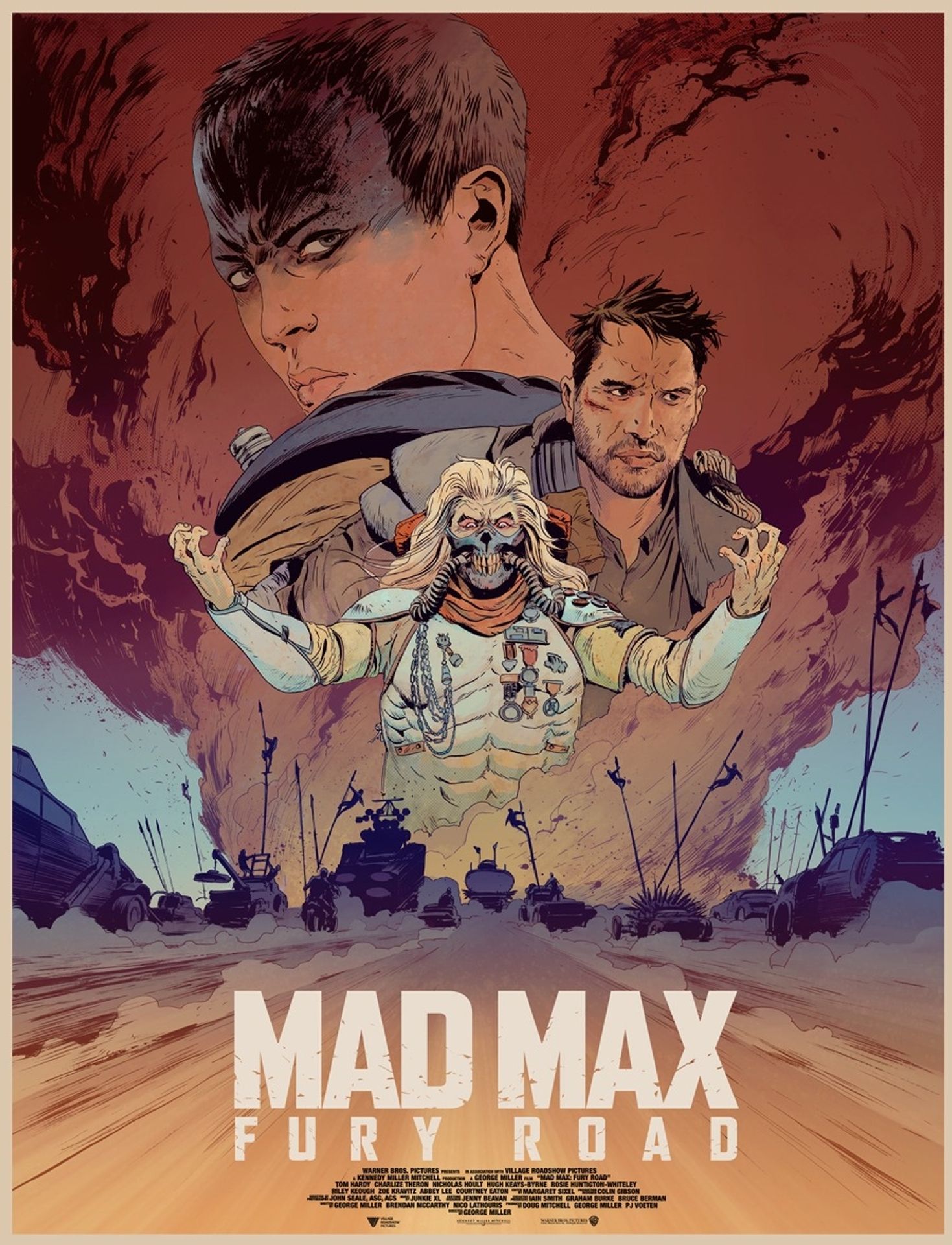 Mad Max Fury Road Poster by Robert Sammelin