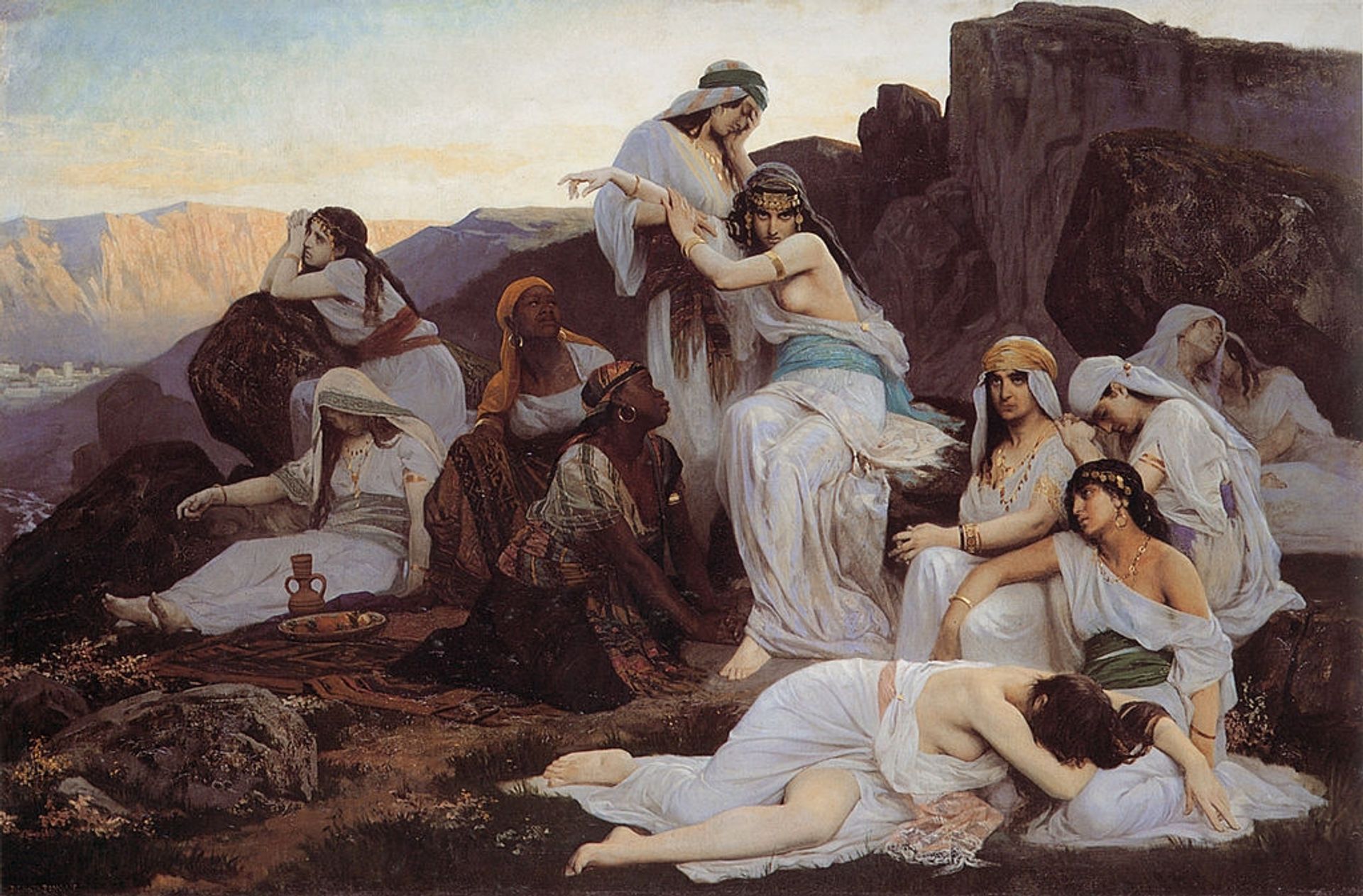 The Daughter of Jephthah by Edouard Debat-Ponsan