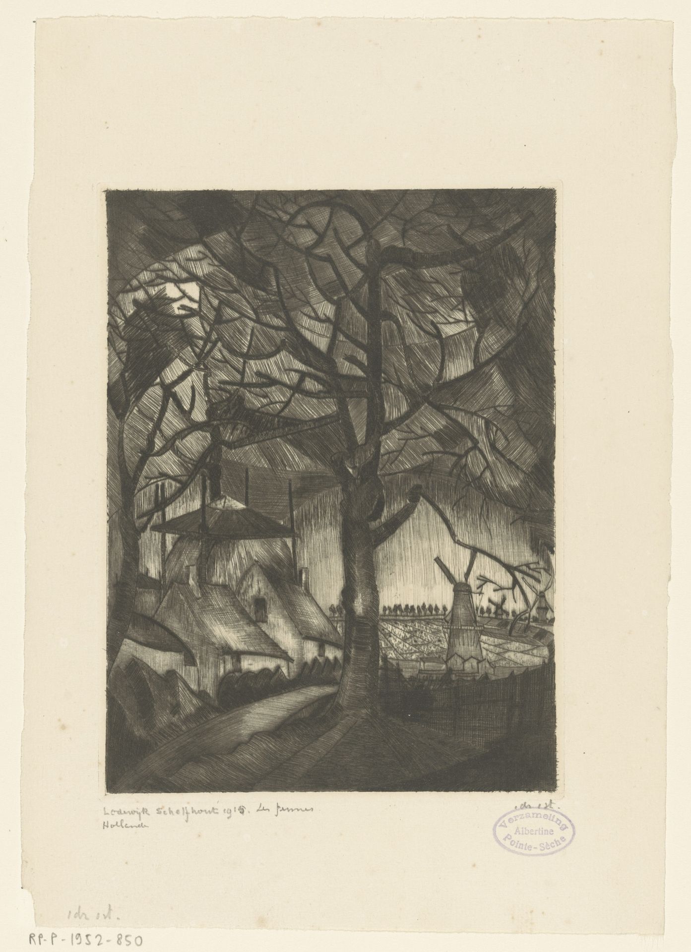Boerderij by Lodewijk Schelfhout