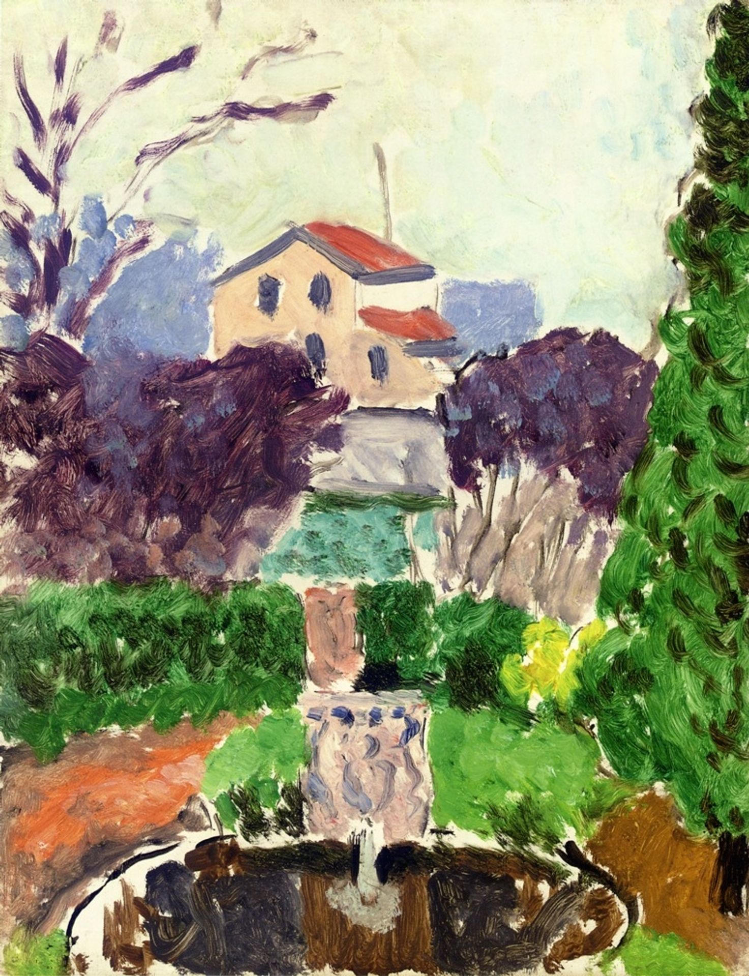 The Artist's Garden at Issy les Moulineaux by Henri Matisse