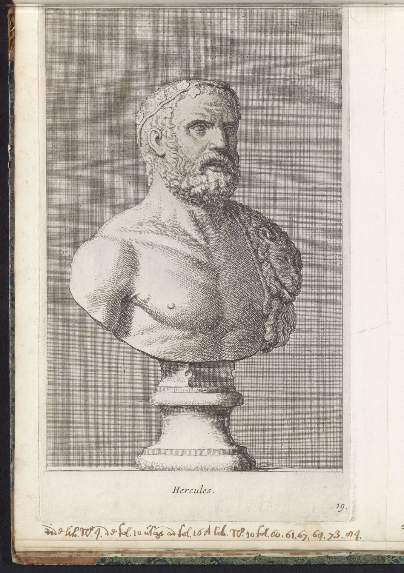 Buste van Hercules by Hubert Quellinus