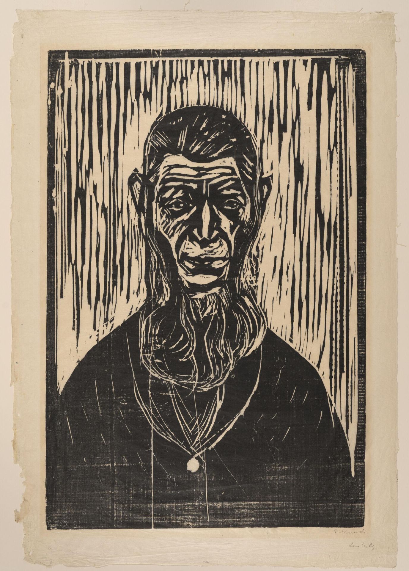 Primitive Man by Edvard Munch
