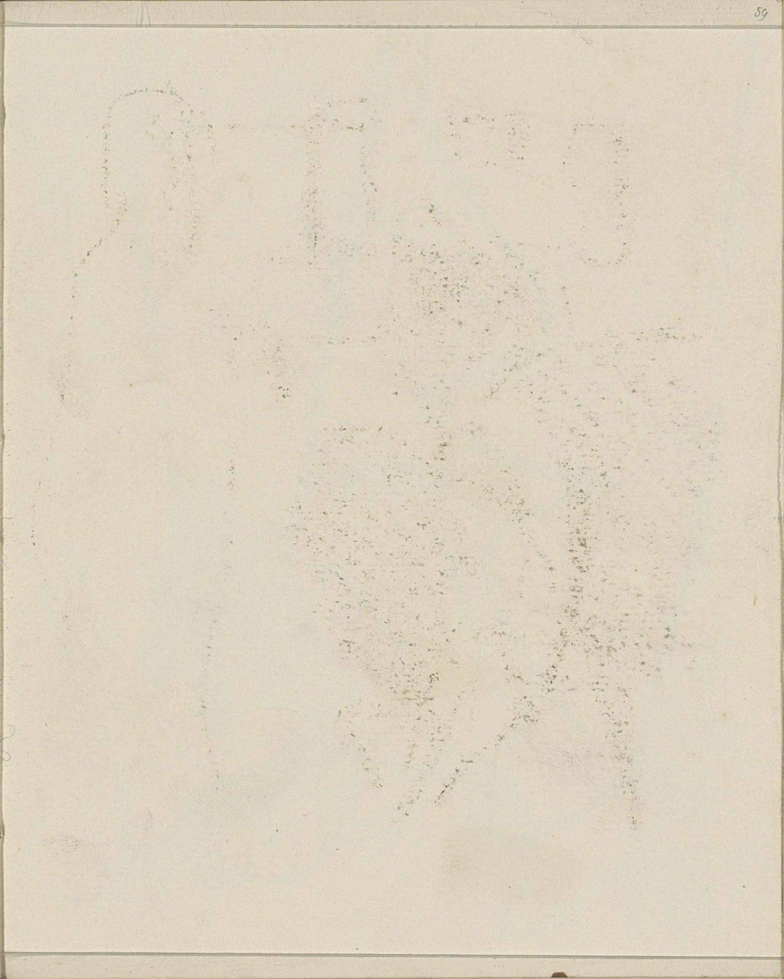 Abklatsch van de krijttekening op pagina 58 by Isaac Israels