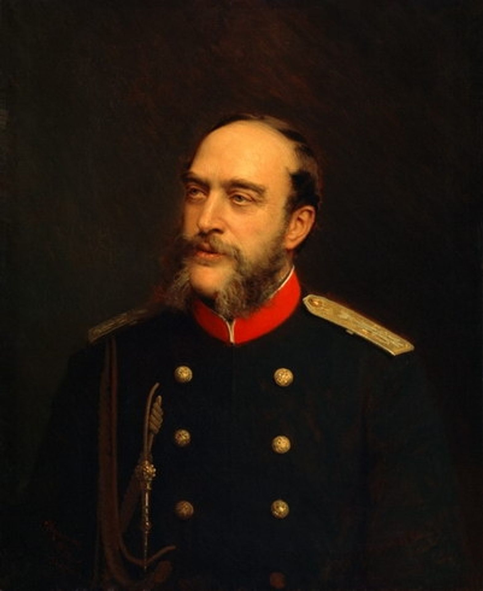 Georg August von Mecklenburg Strelitz by Ivan Kramskoy
