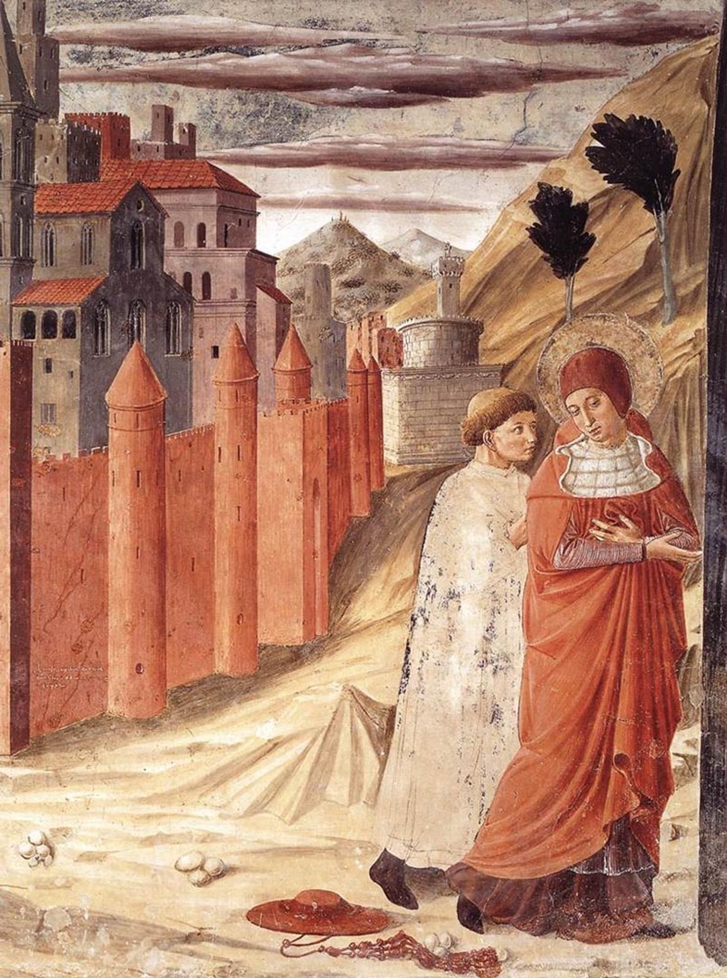The Departure of St. Jerome from Antioch by Benozzo Gozzoli
