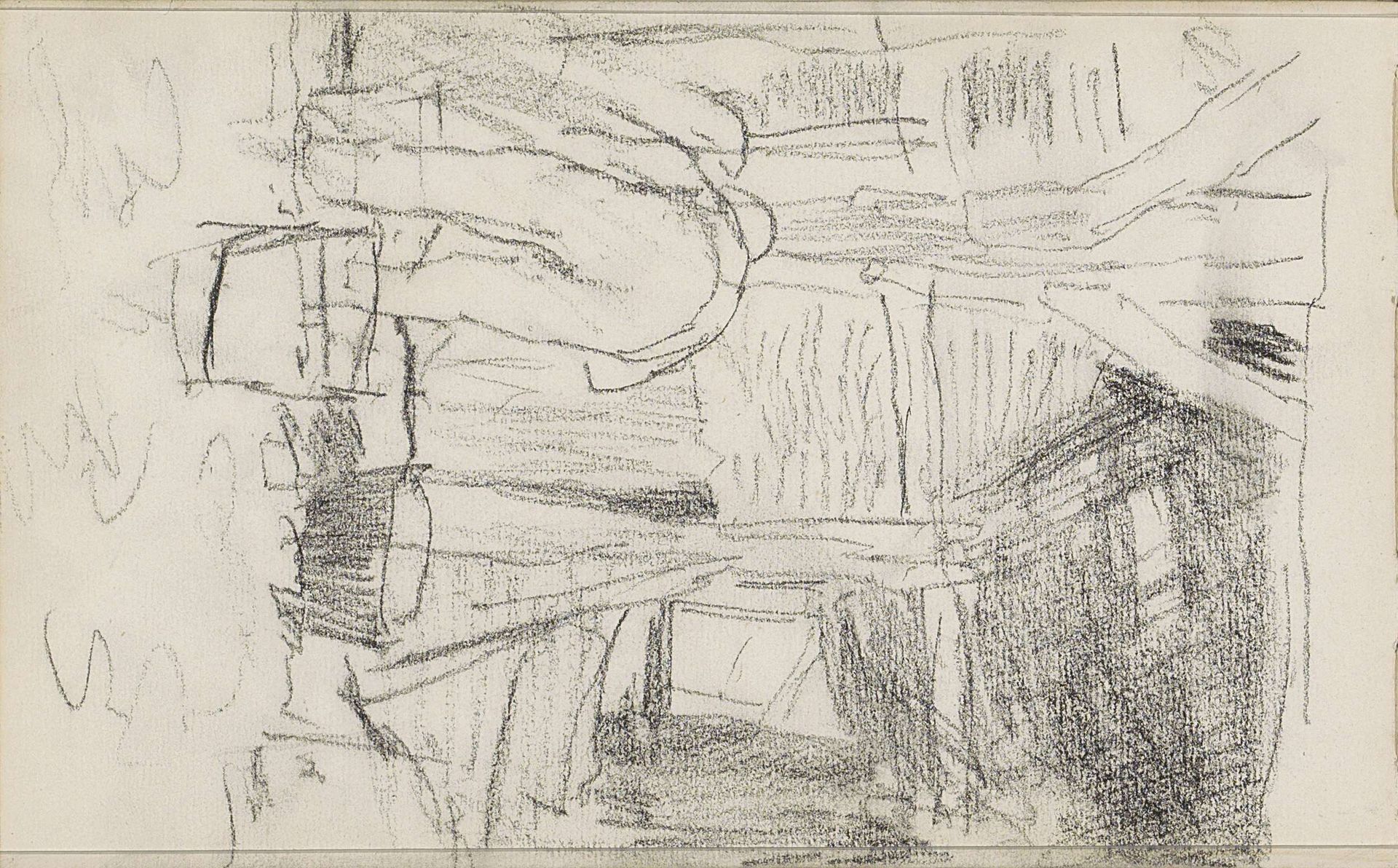 Man in een schuur by Anton Mauve