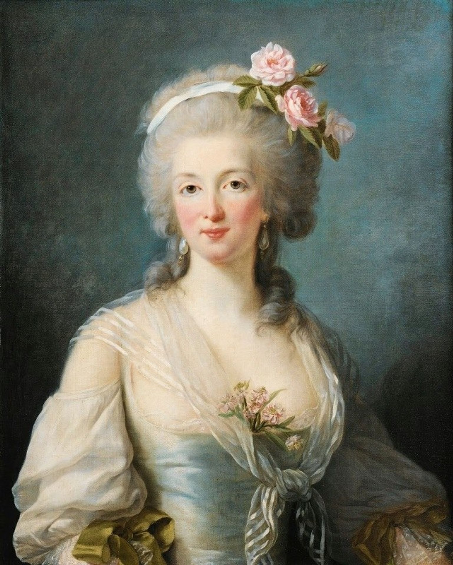 Portrait of a lady said portrait of Jeanne de Valois, Comtesse de la Motte by Elisabeth Louise Vigée Le Brun