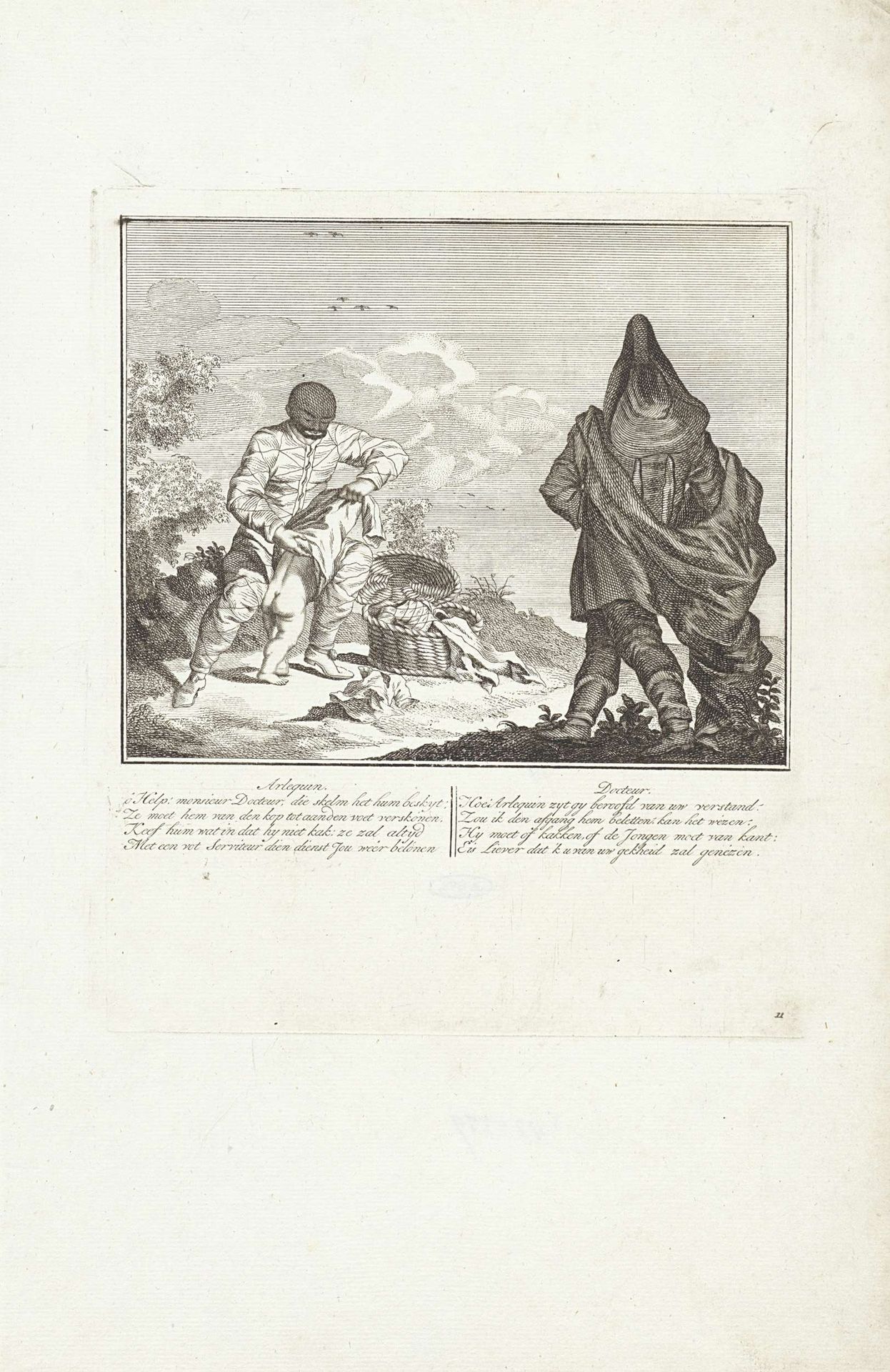 Kleine Arlequin wordt verschoond by Anonymous