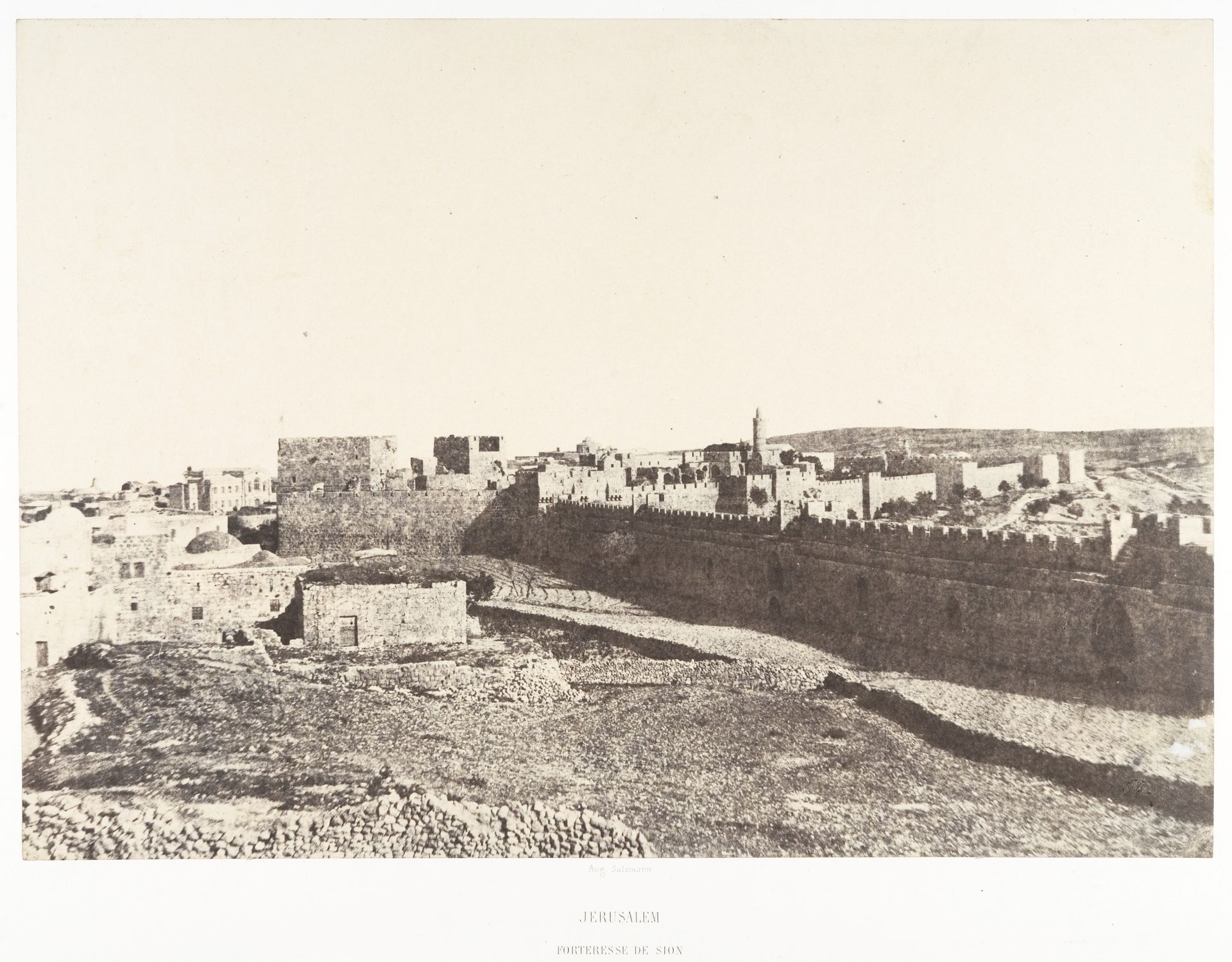 Jérusalem, Forteresse de Soin by Auguste Salzmann