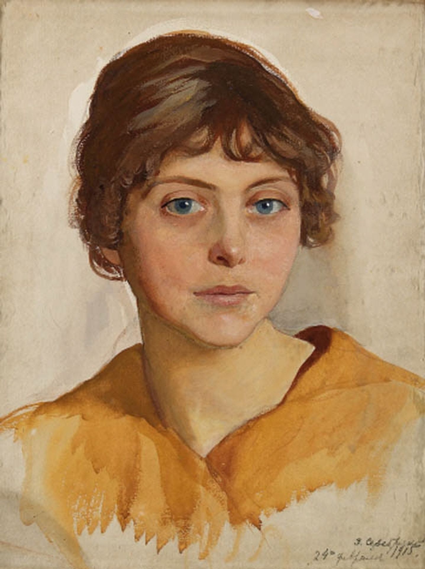 Portrait of a young Woman by Zinaida Serebriakova
