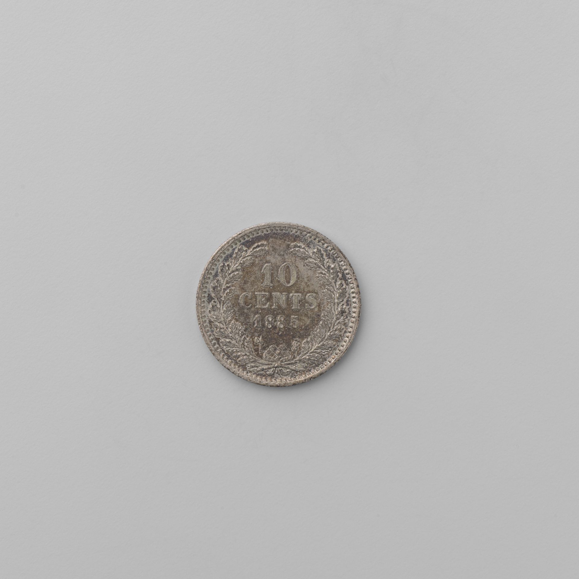 Nederlandse 10 cent, 1885 by Willem III (koning der Nederlanden)