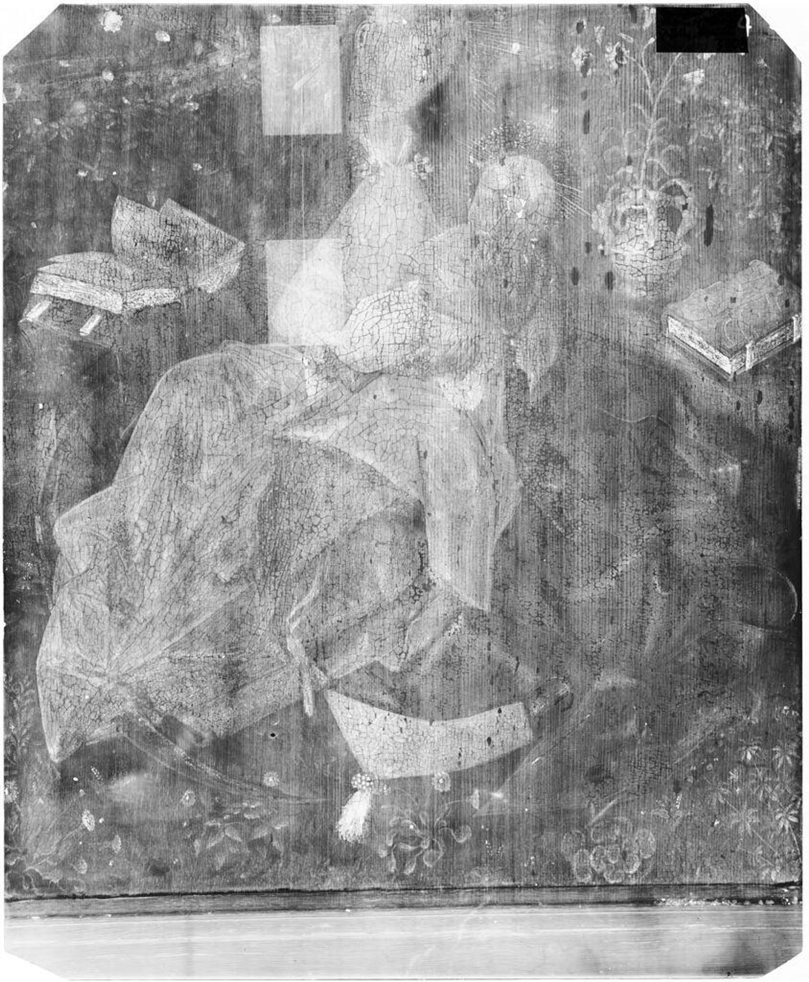 X-radiograph(s) of "Virgin of the Crescent" by Anonymous
