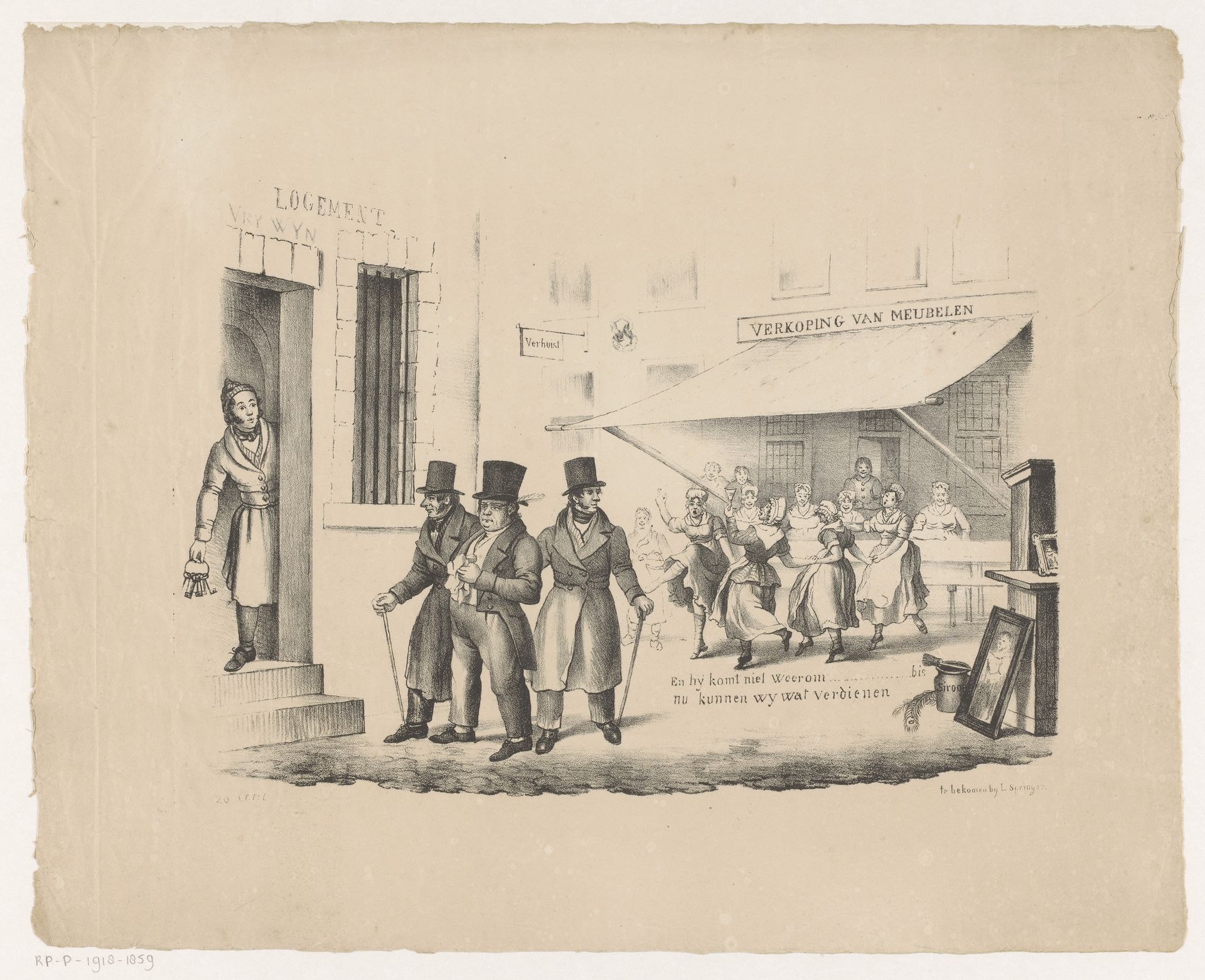 Spotprent op C. Seyn by Anonymous