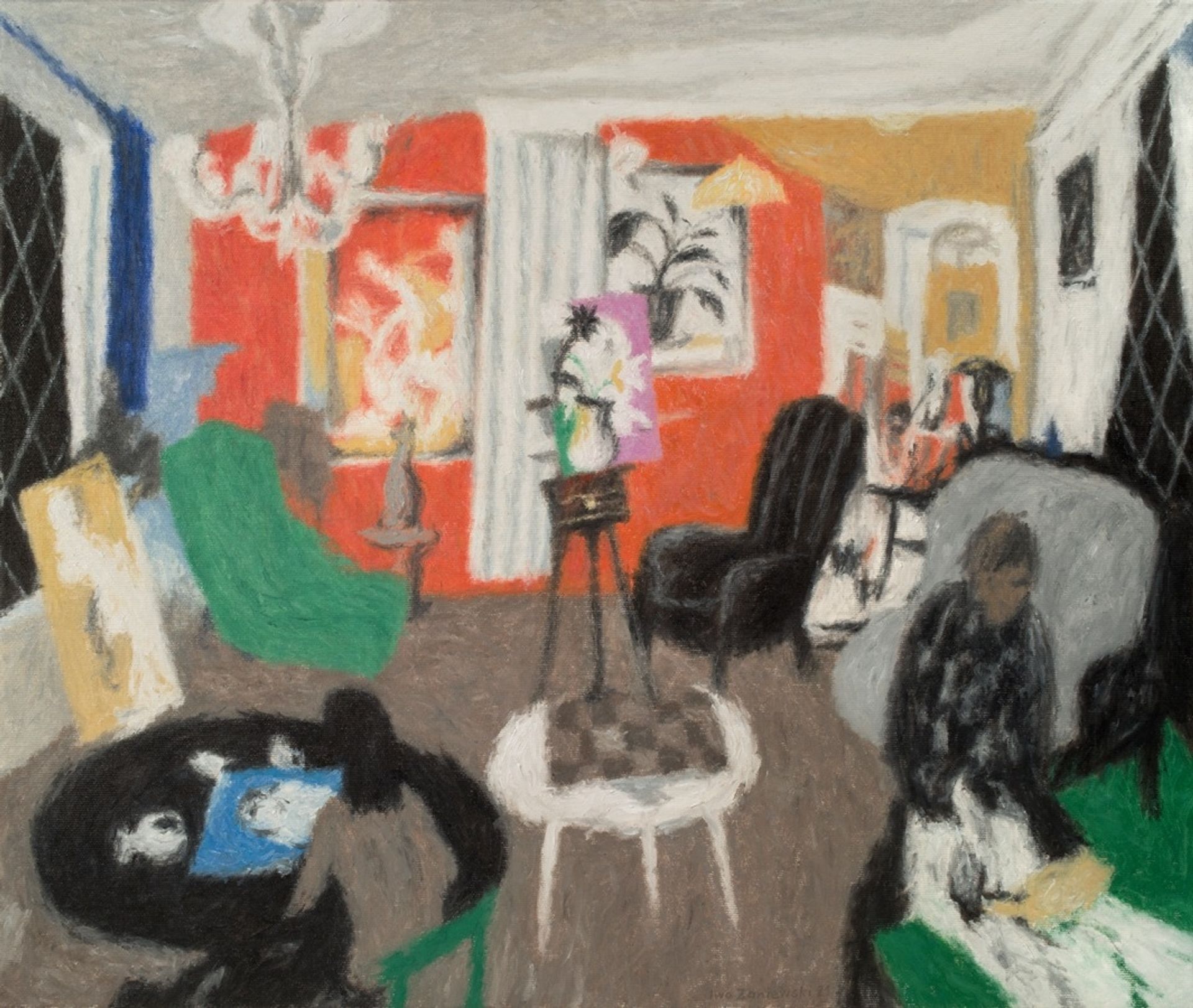 Interior with a Picture by Iwo Zaniewski