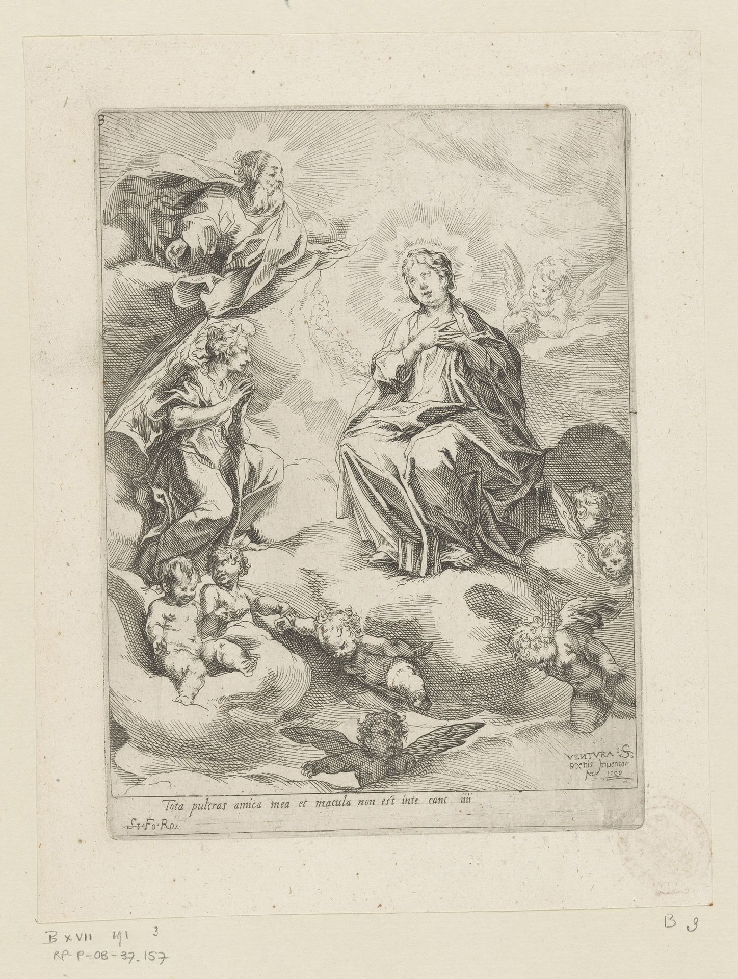 Bestemming van de Maagd Maria by Anonymous