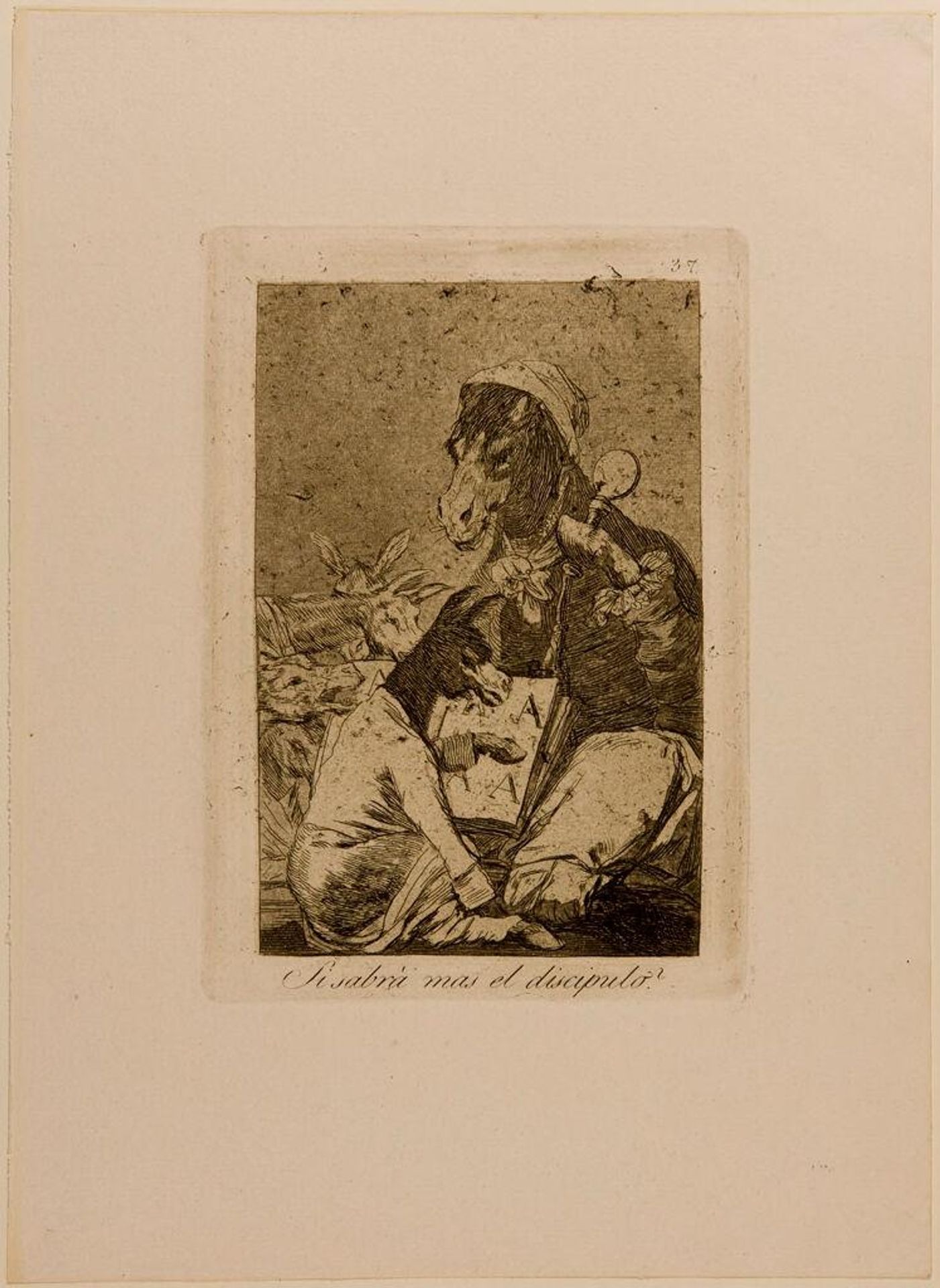 Might Not the Pupil Know More? by Francisco JosÃ© de Goya y Lucientes
