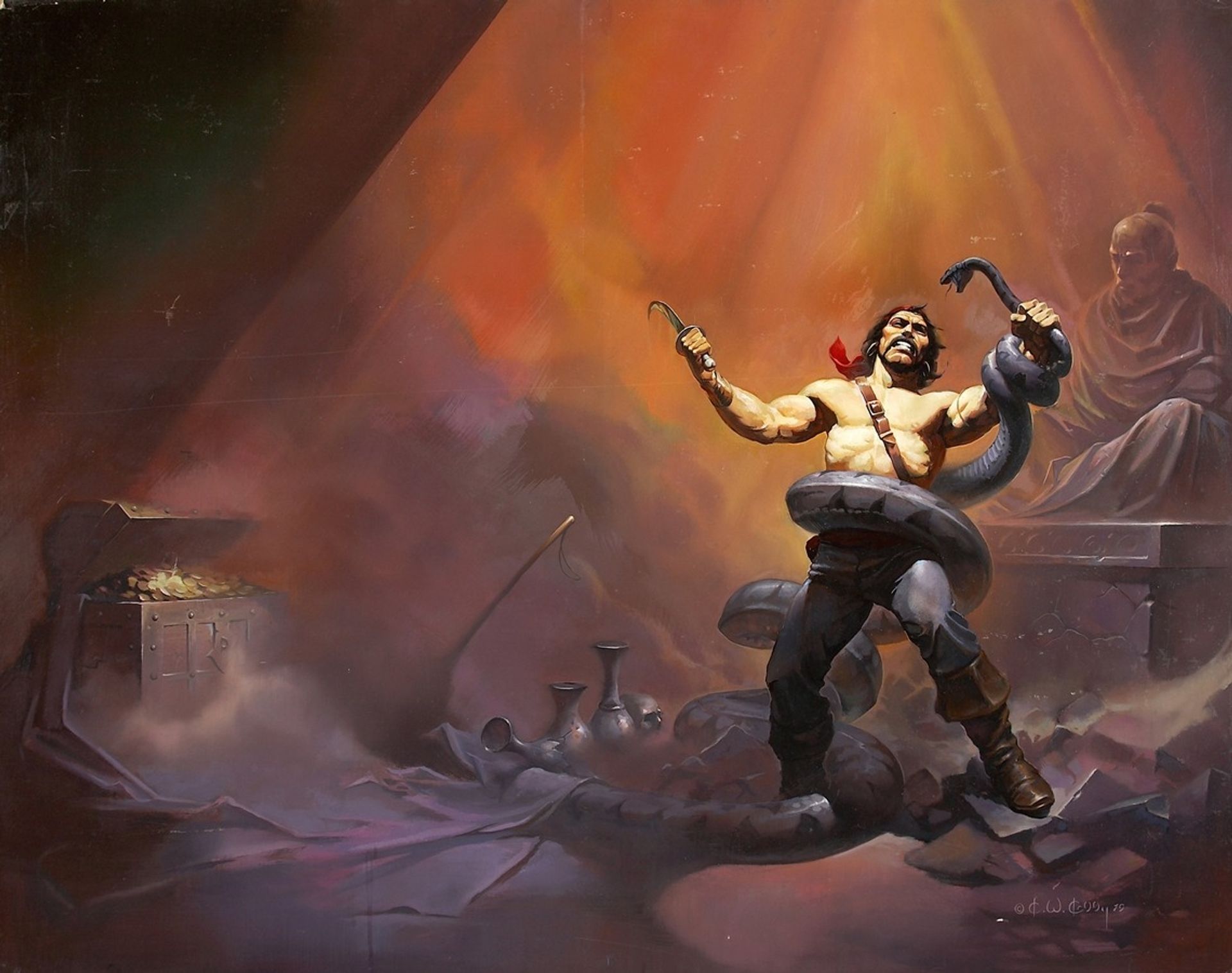 Black Vulmea’s Vengeance Book Cover by Ken Kelly