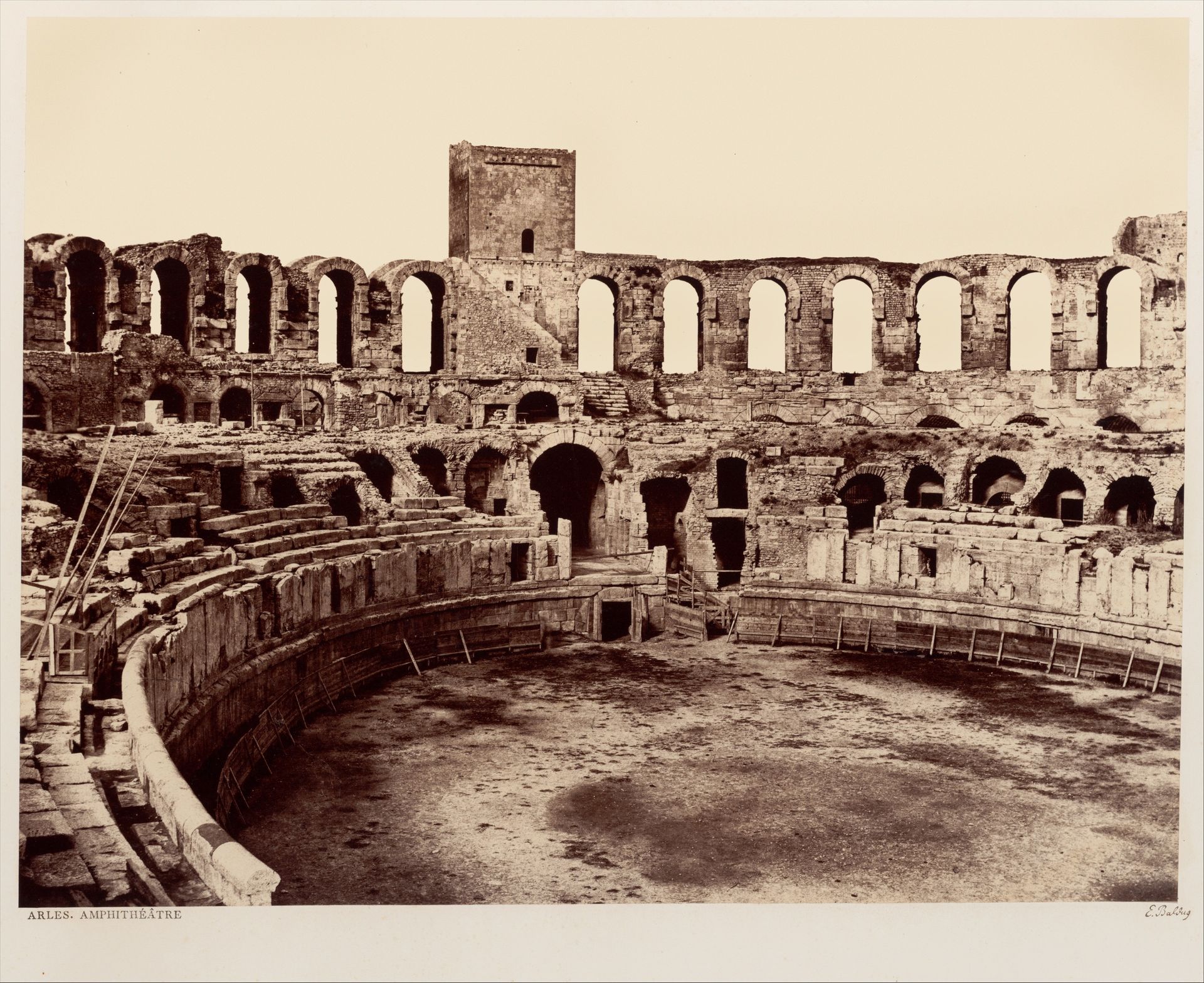 Arles, Amphithéâtre by Edouard Baldus