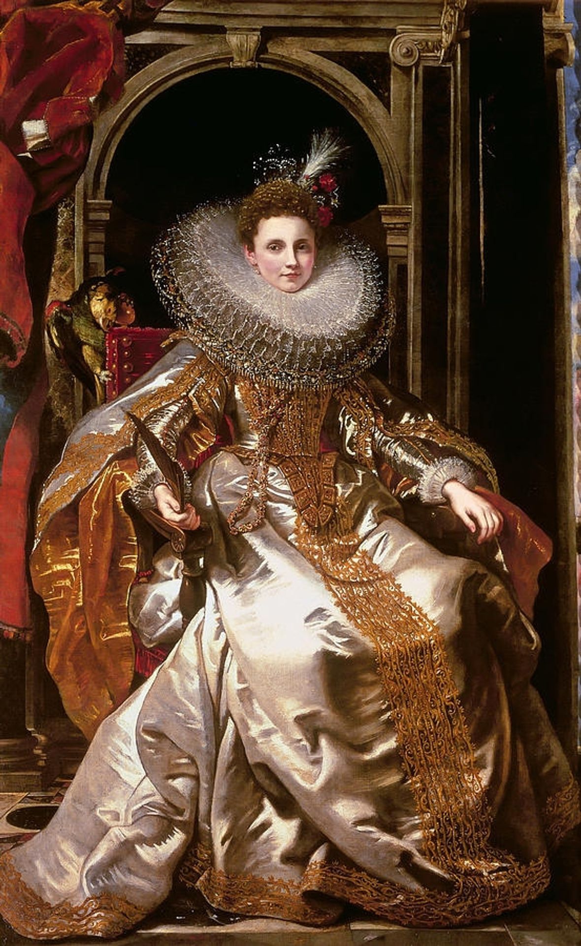 Portrait of Marchesa Maria Serra Pallavicino by Peter Paul Rubens