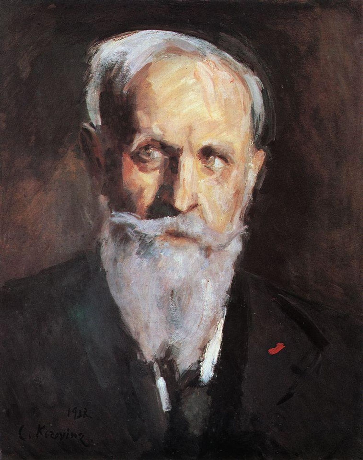 Self-portrait by Konstantin Alexeevich Korovin