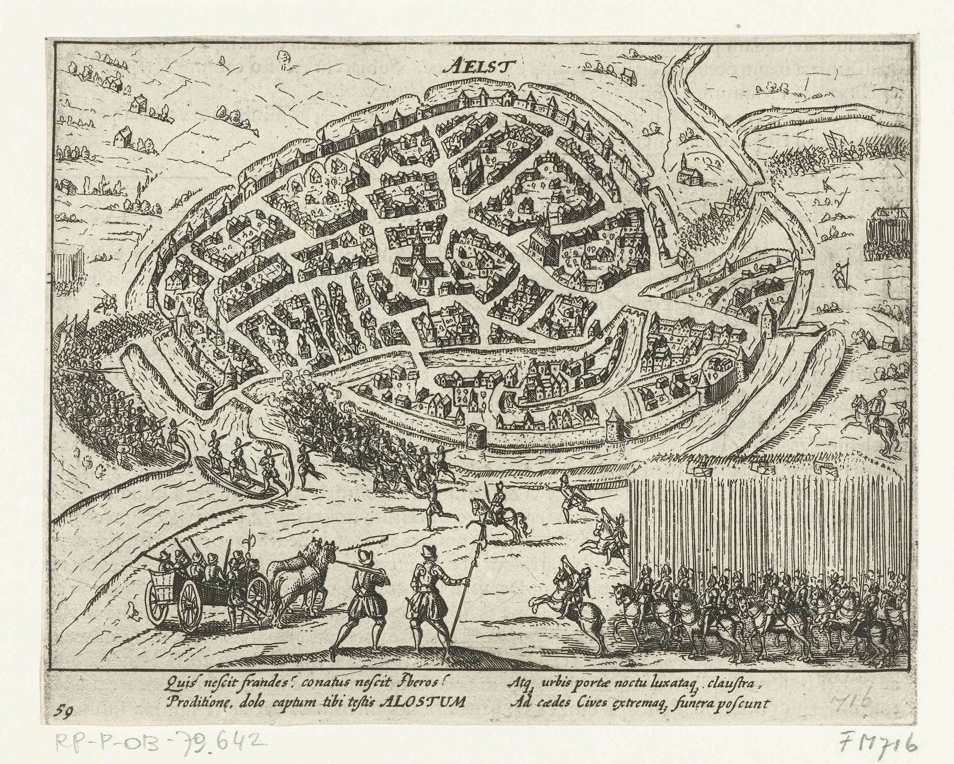 Inname van Aalst door de Spanjaarden, 1576 by Anonymous