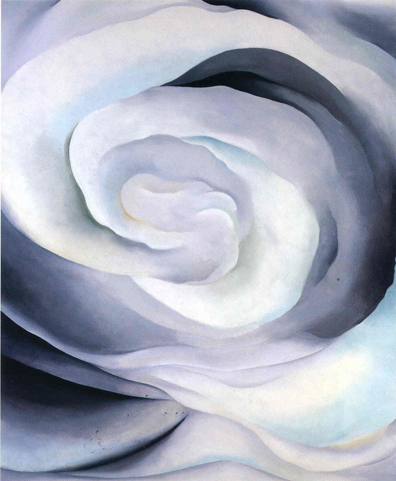 Abstraction White Rose by Georgia O'Keeffe