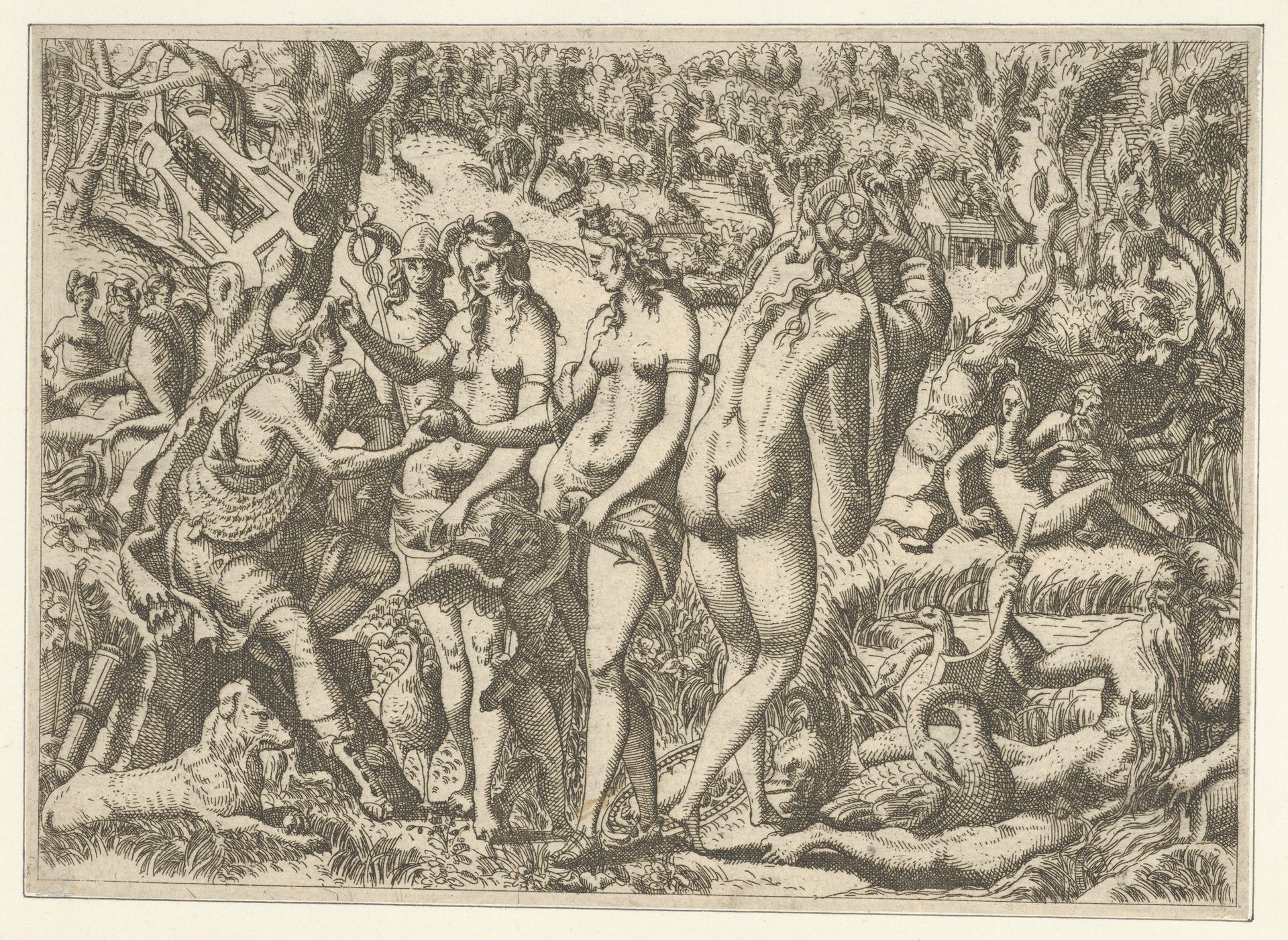 The Judgment of Paris by Jean Mignon
