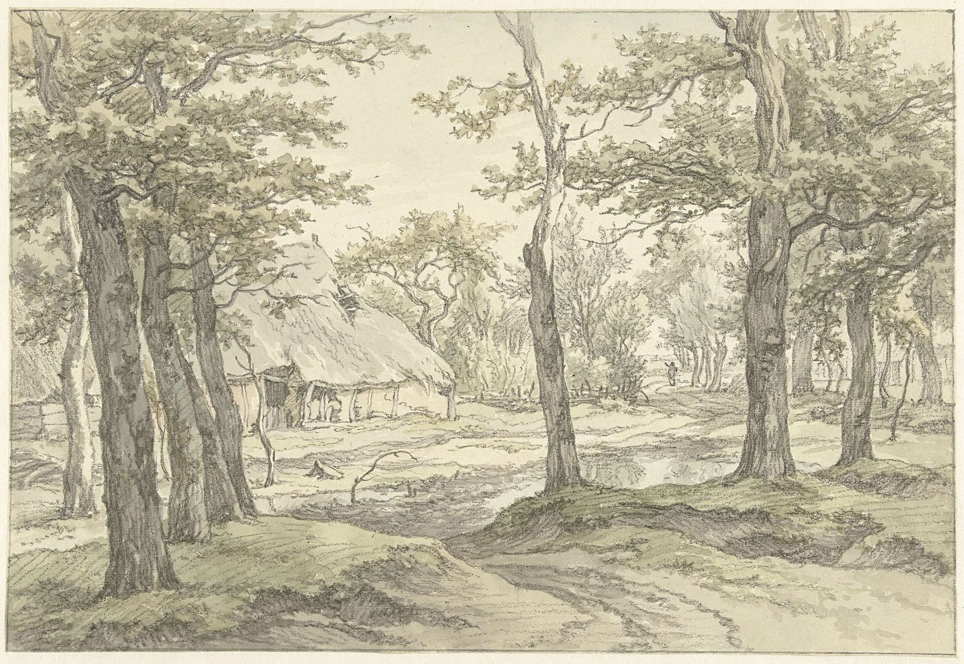 Landschap in Eext (Drenthe) by Egbert van Drielst