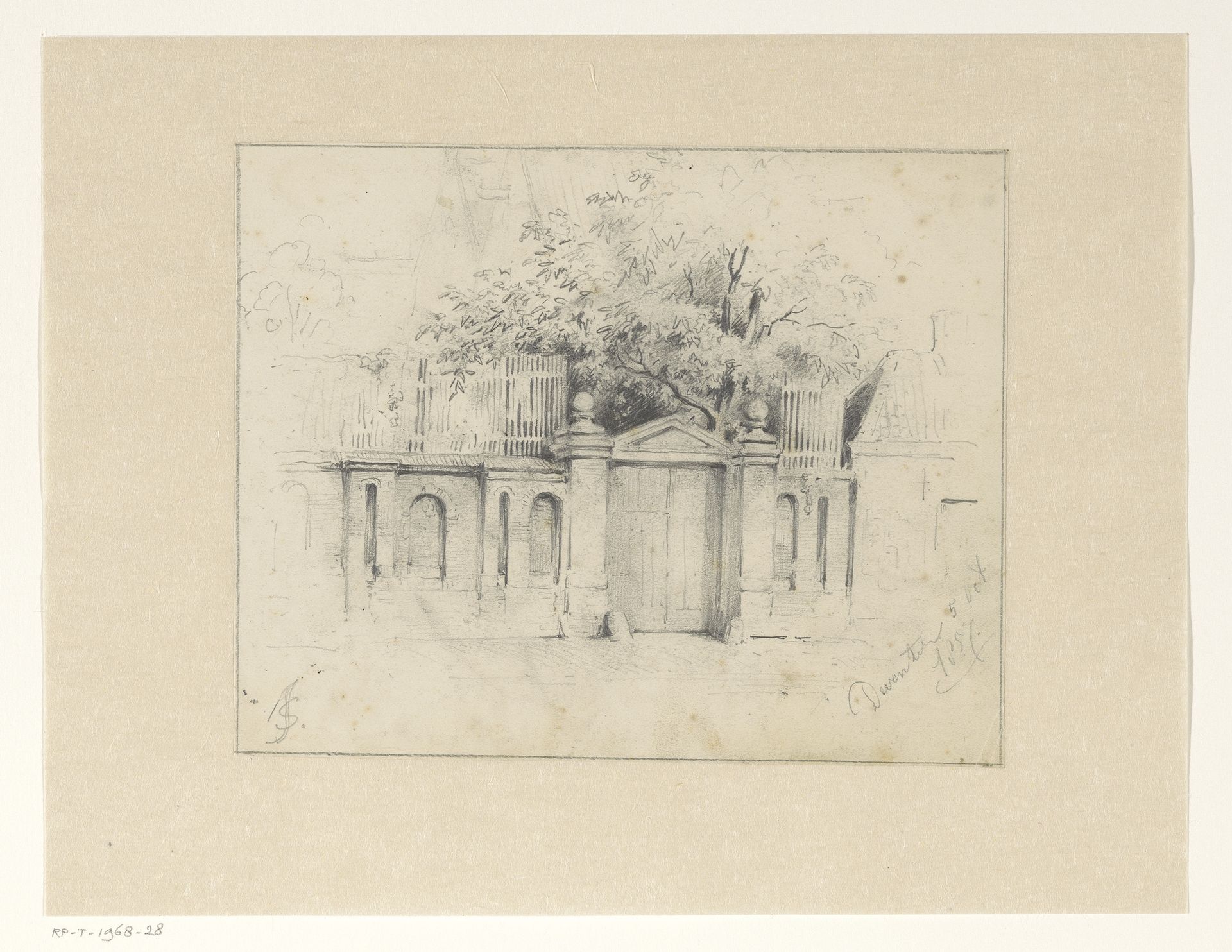 Tuinpoort te Deventer by Jan Striening