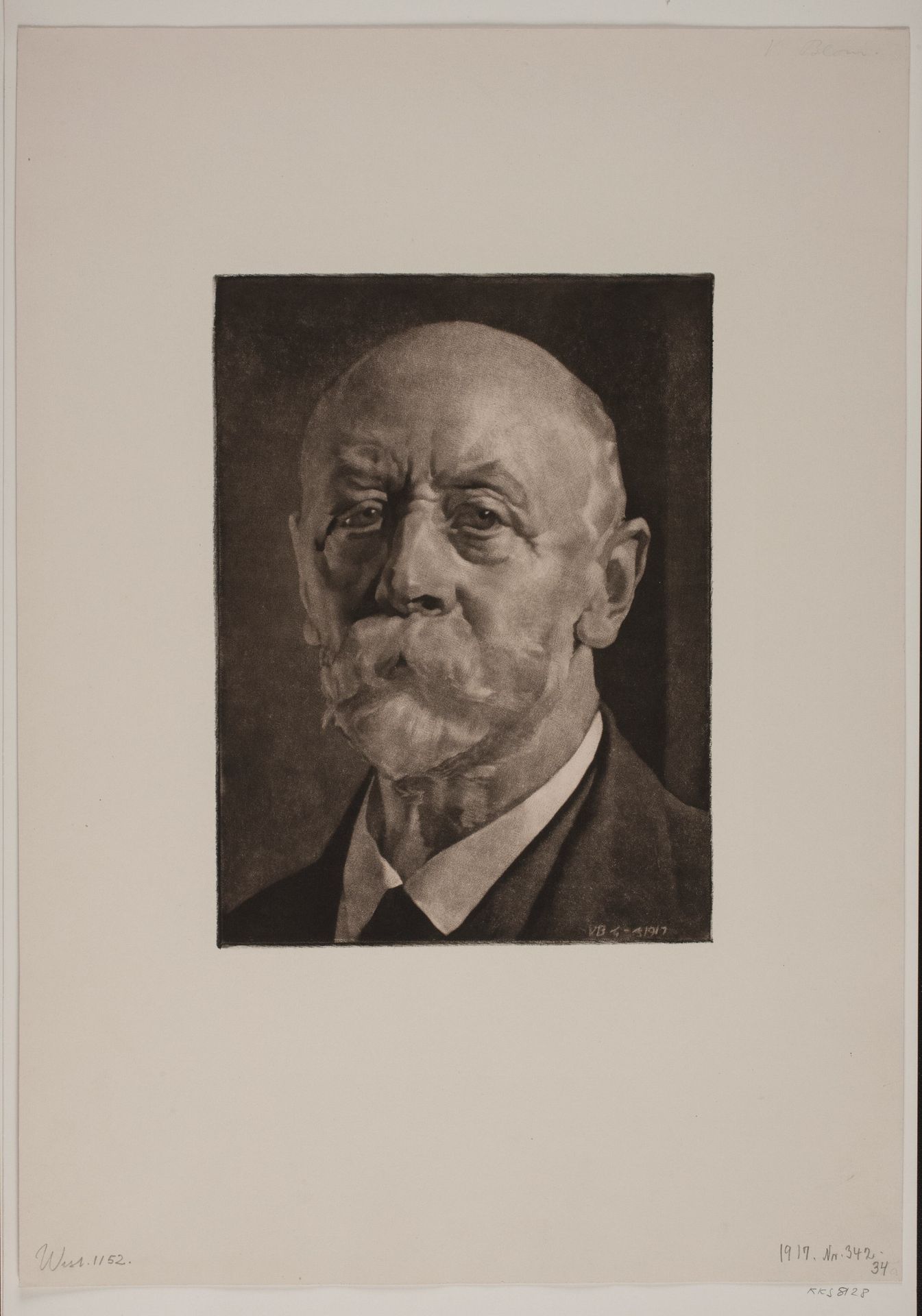 Selvportræt by G.V. Blom