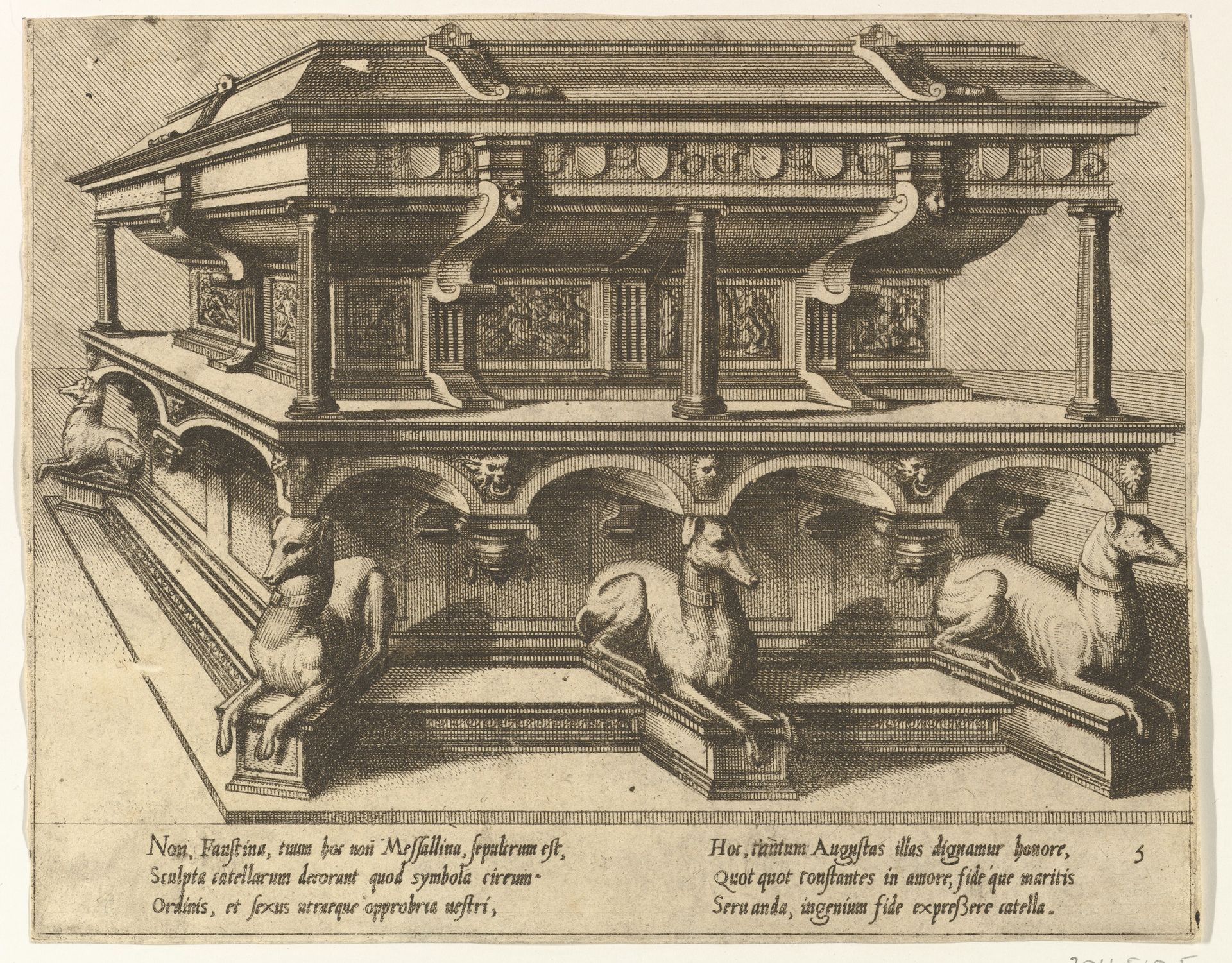 Cœnotaphiorum (5) by Hans Vredeman de Vries