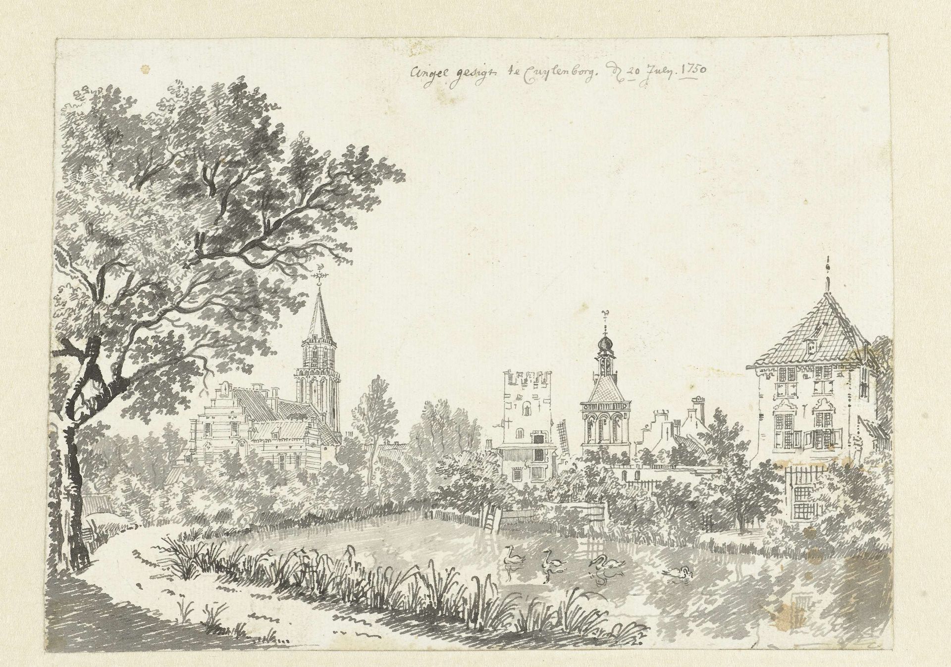 Gezicht te Culemborg by Jan de Beijer