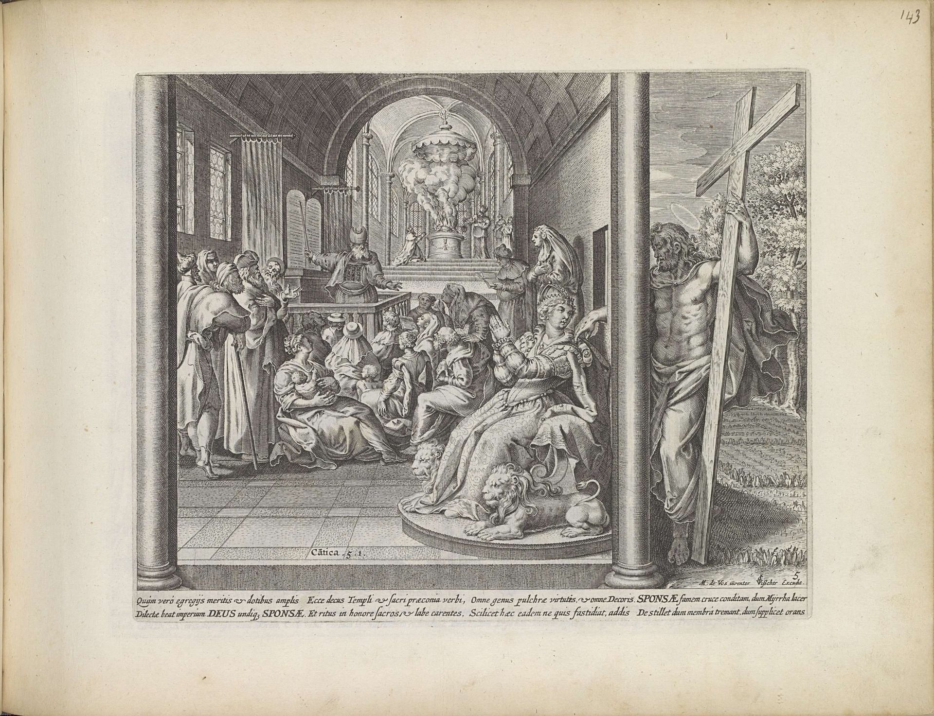 Christus raakt zijn bruid aan by Anonymous