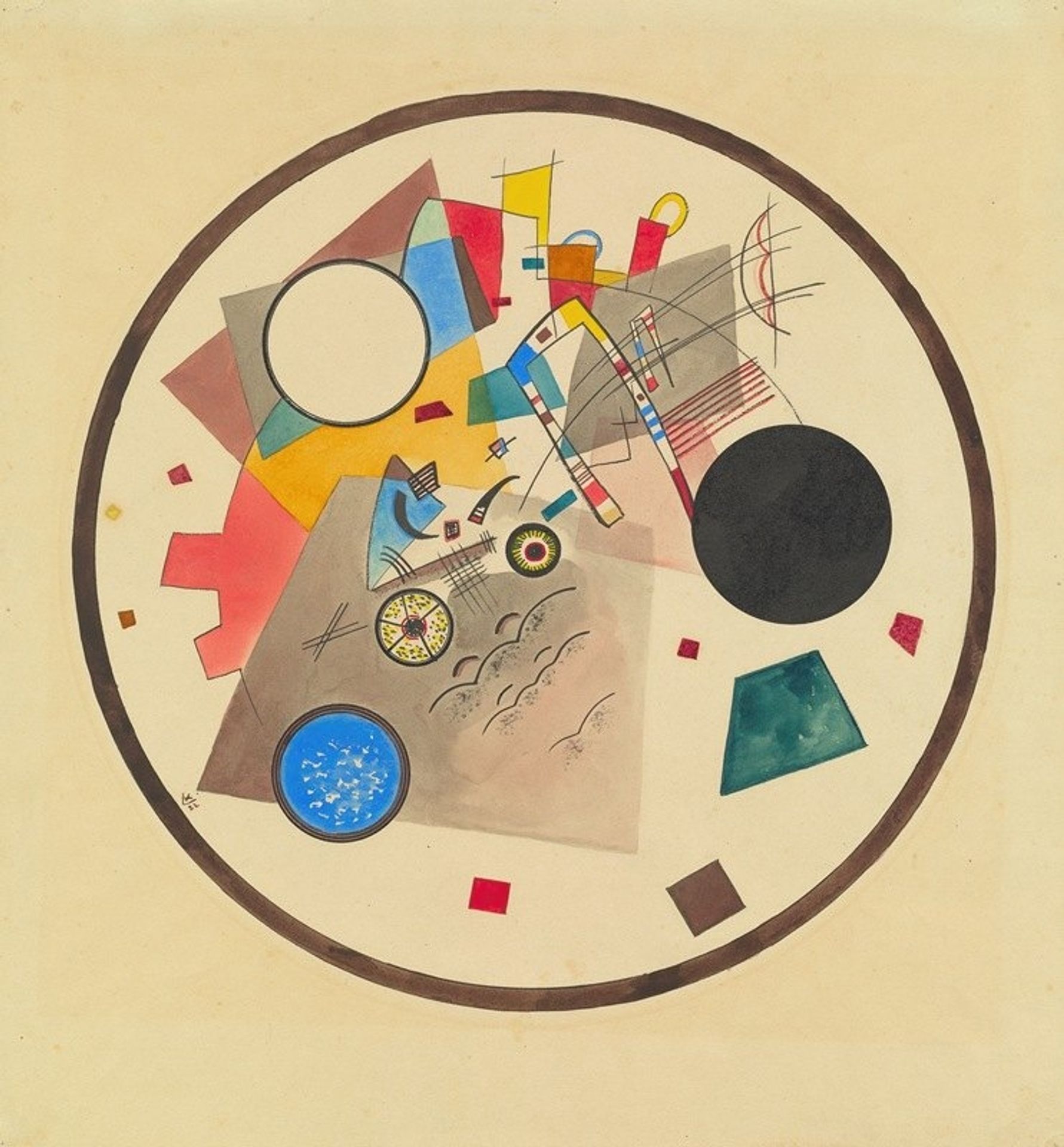 Light Circle by Wassily Kandinsky