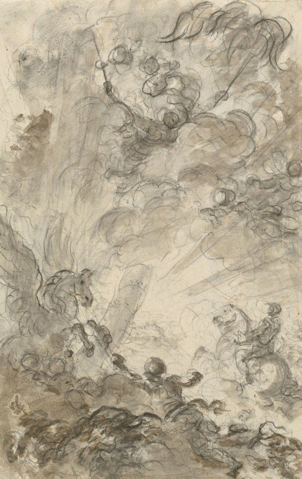 Bradamante Tries to Catch Hold of the Hippogryph by Jean-Honoré Fragonard