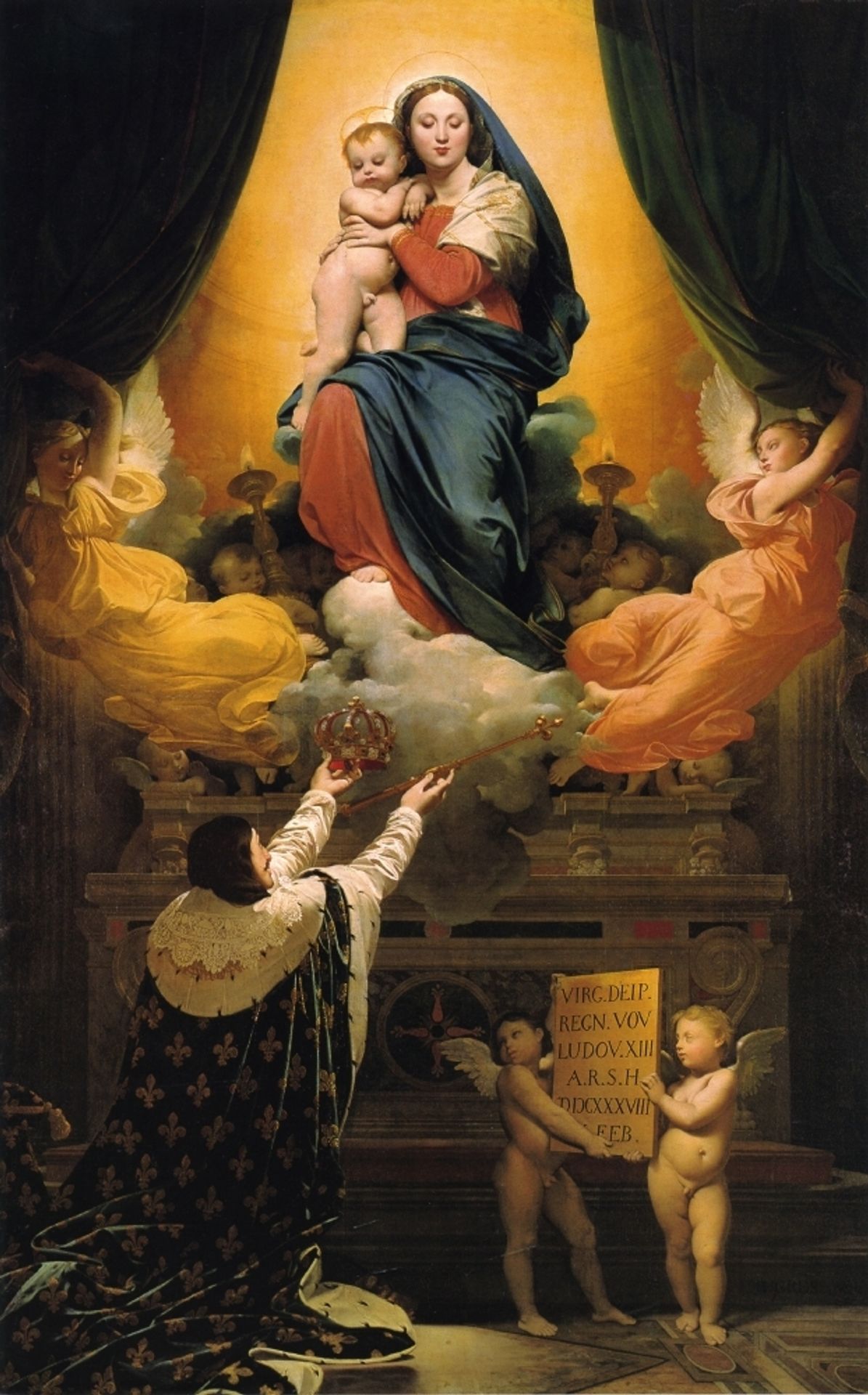 The Vow of Louis XIII by Jean Auguste Dominique Ingres